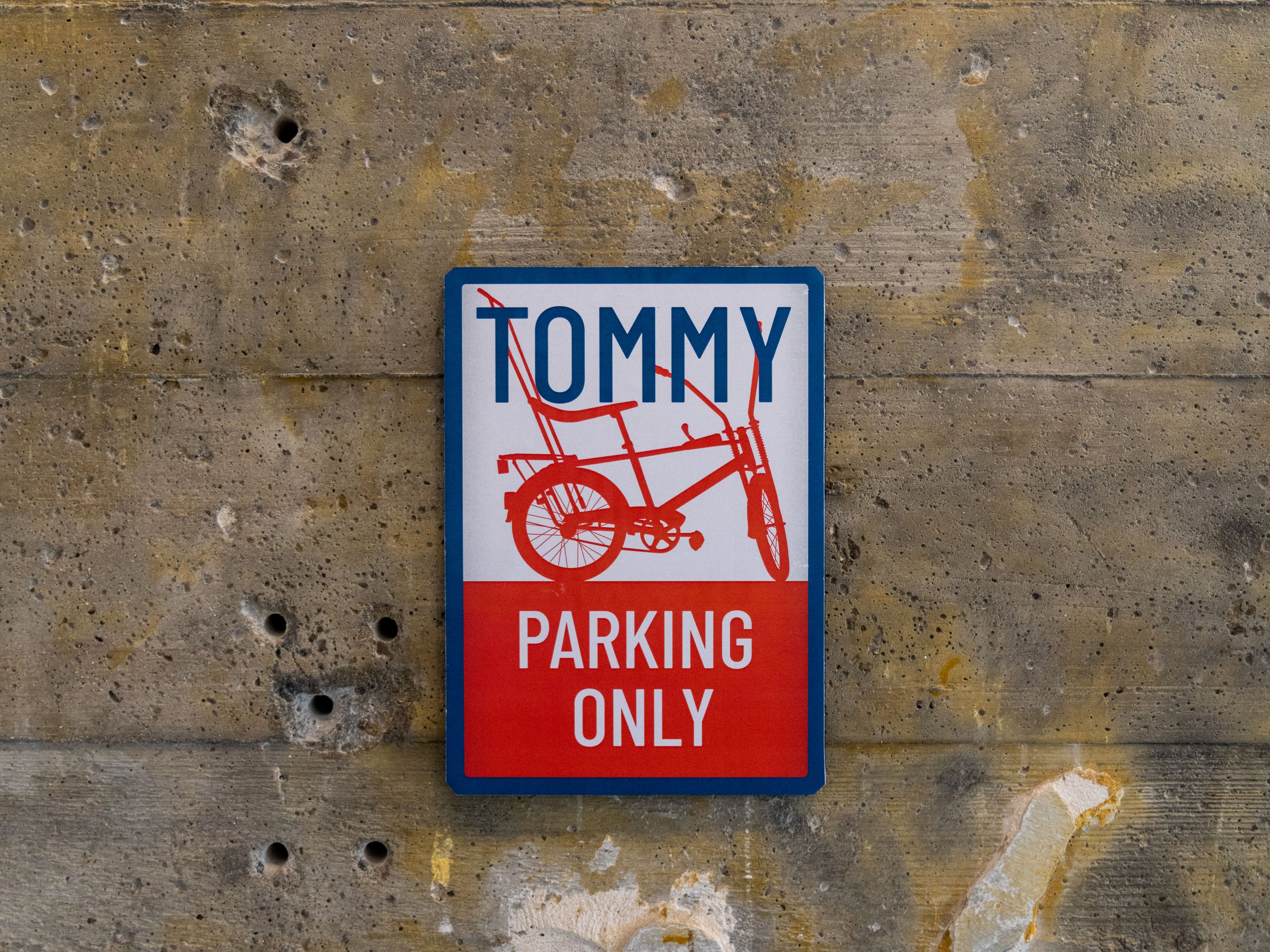 Tommy parking only