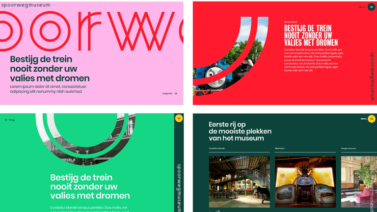 Eerste schetsontwerpen