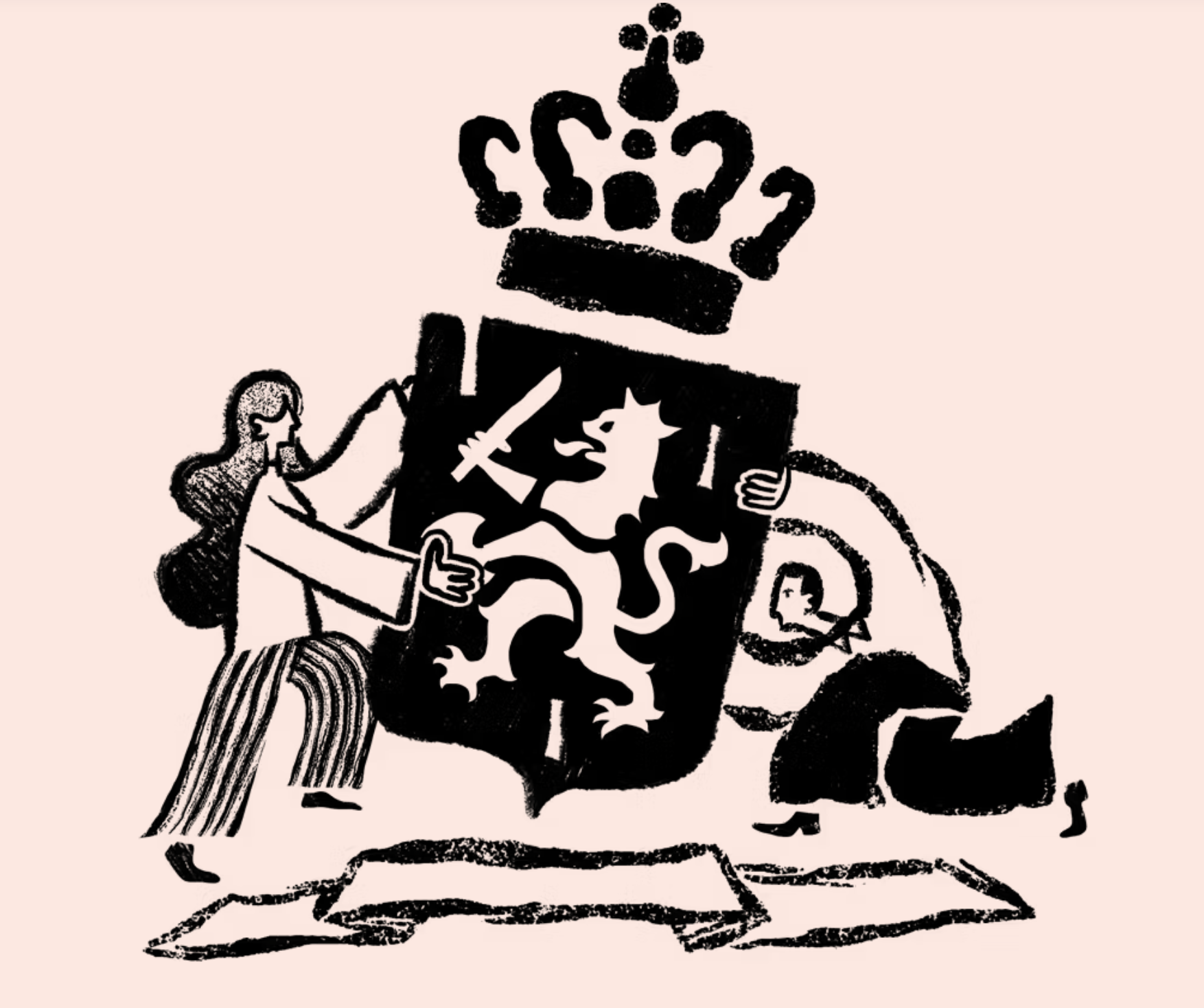 Illustratie met icoon over de Rijksoverheid