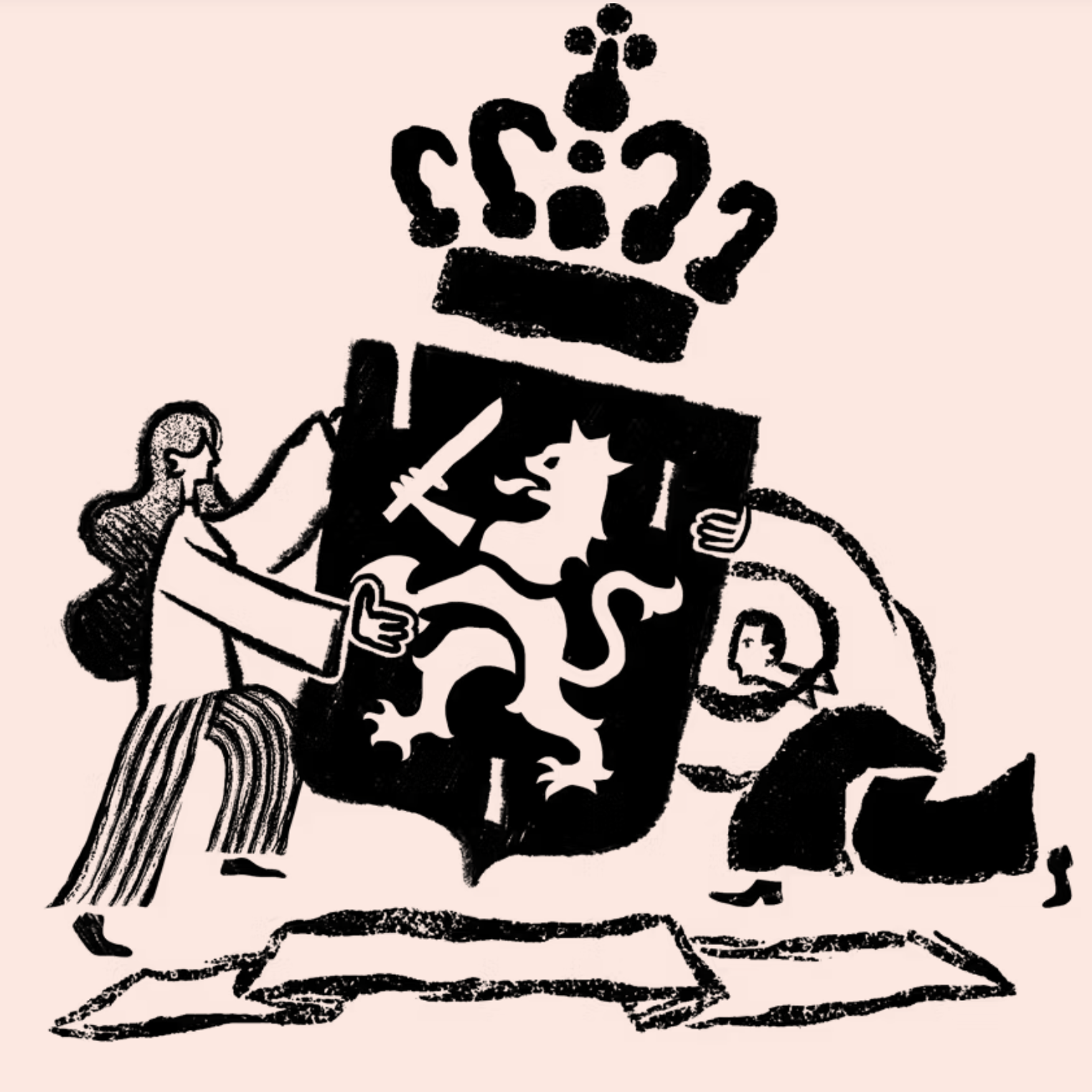 Illustratie met icoon over de Rijksoverheid