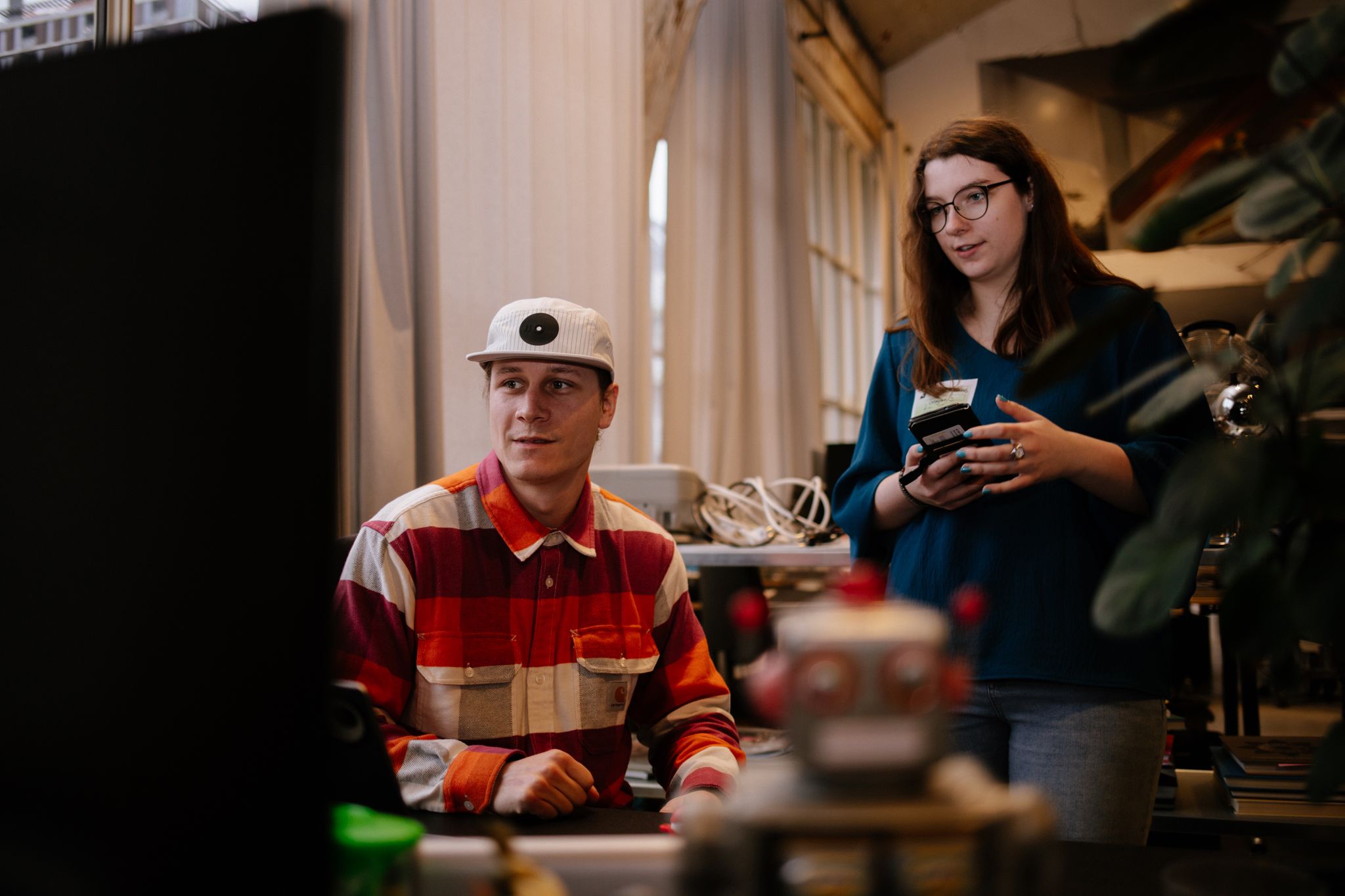 Op bezoek bij Kaliber. Fotograaf: Geke Bosch