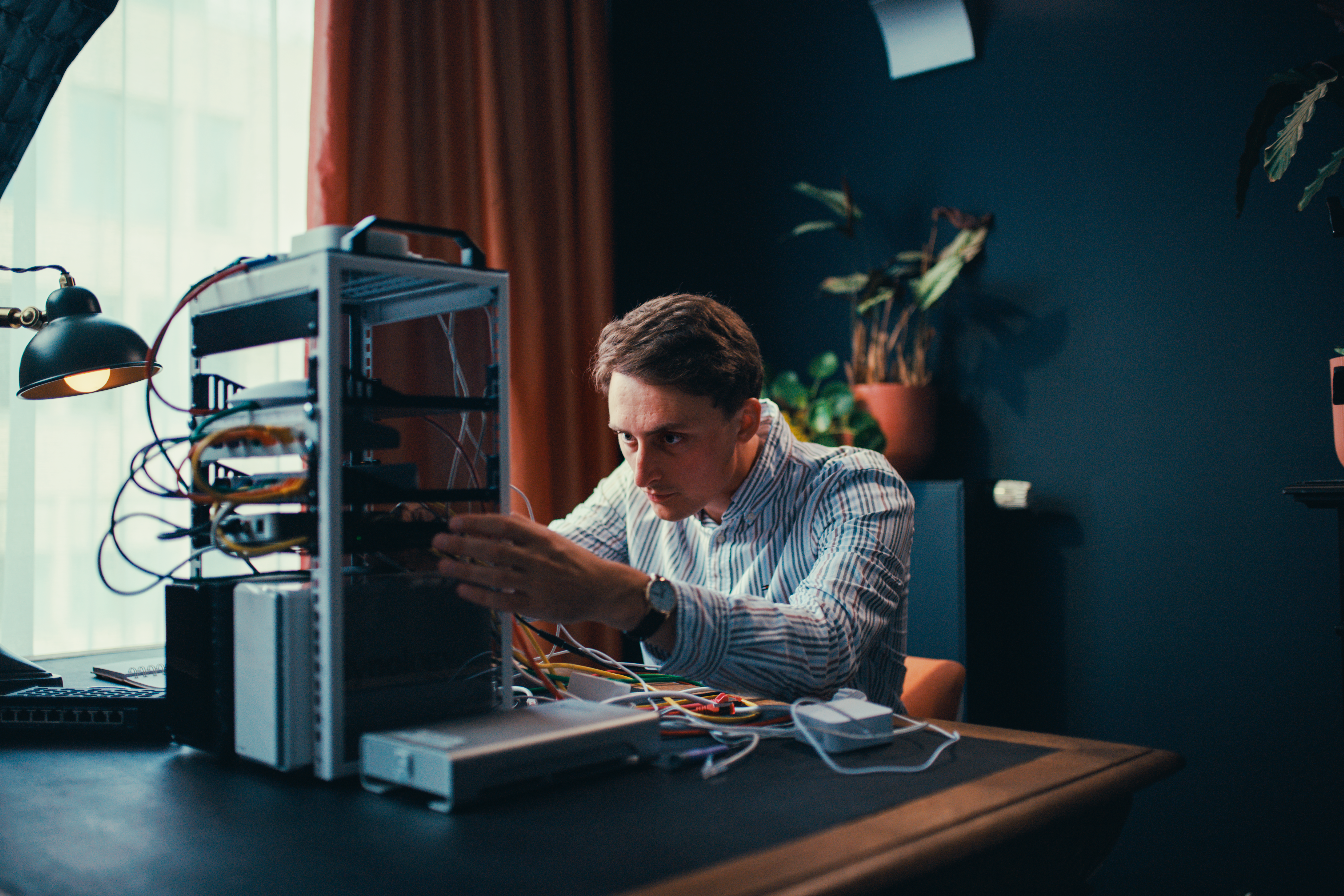 Screen uit hero movie van een homelab