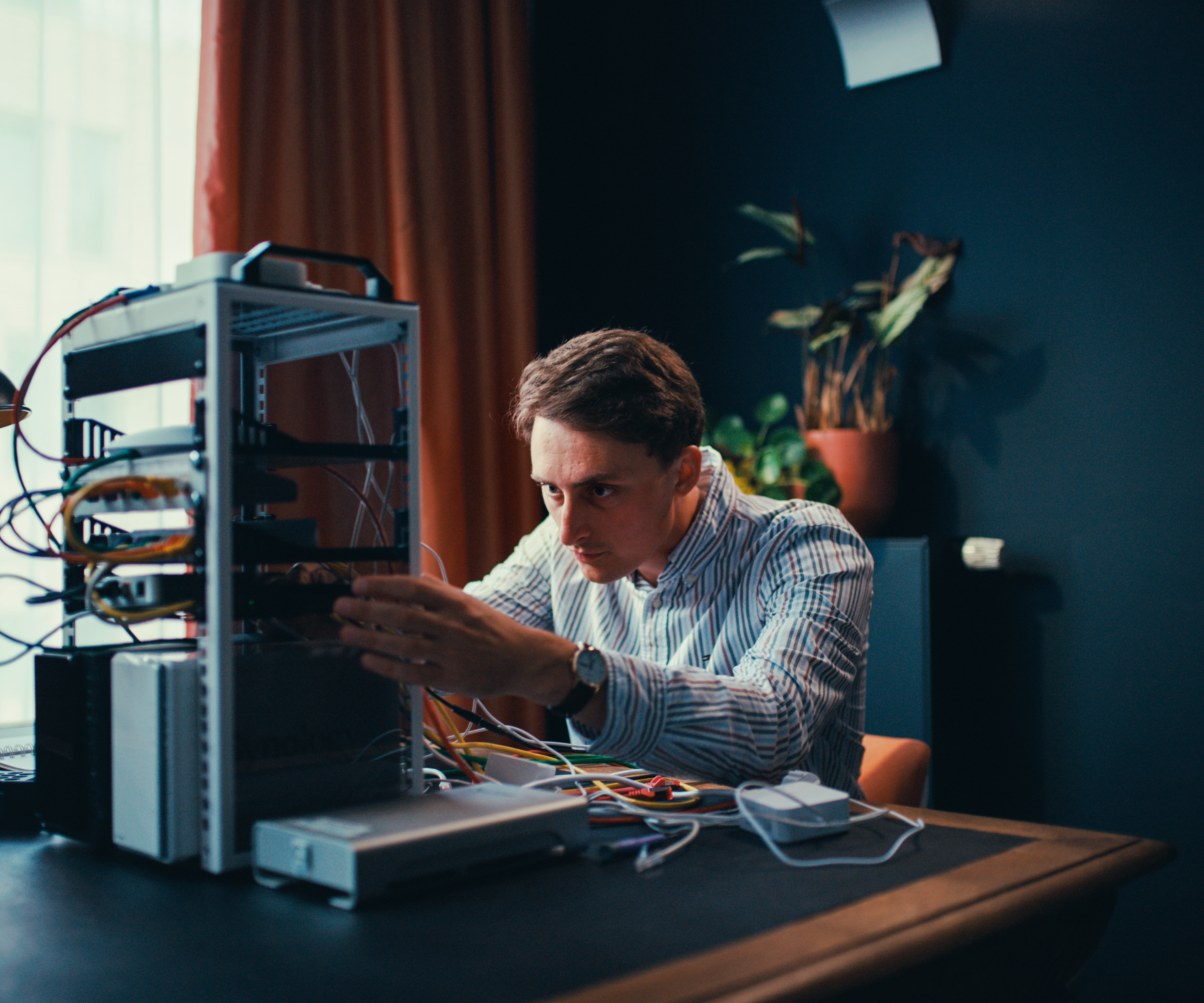 Screen uit hero movie van een homelab