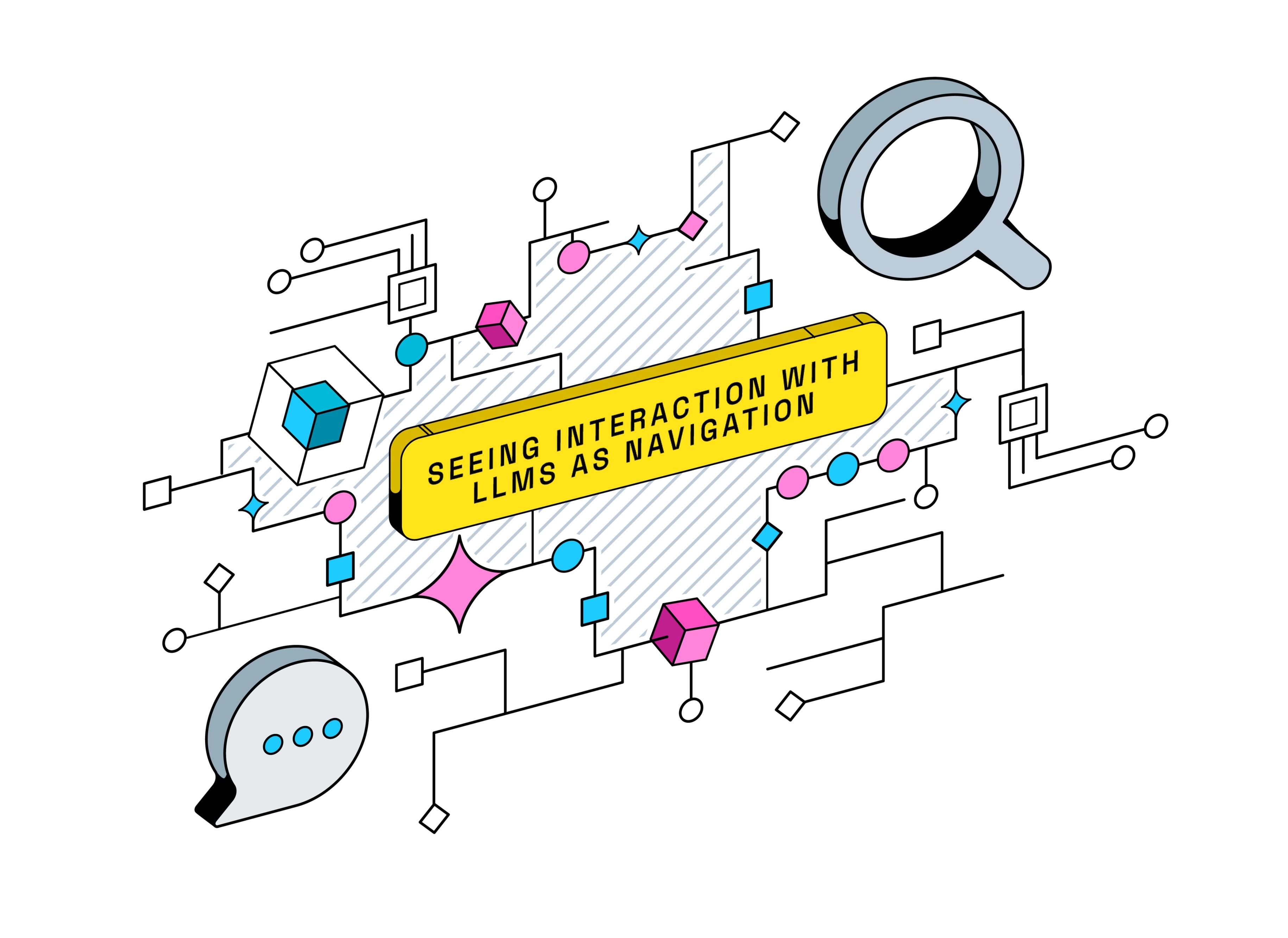 Seeing interaction with LLMs as navigation