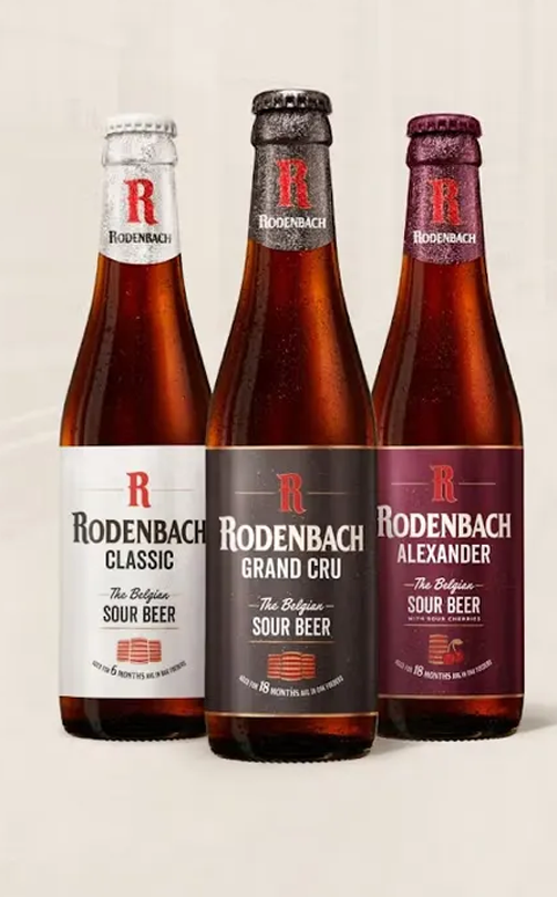 Drie flessen Rodenbach
