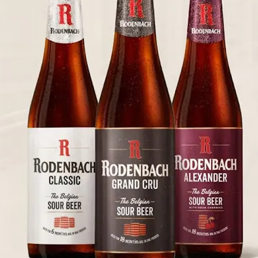 Drie flessen Rodenbach