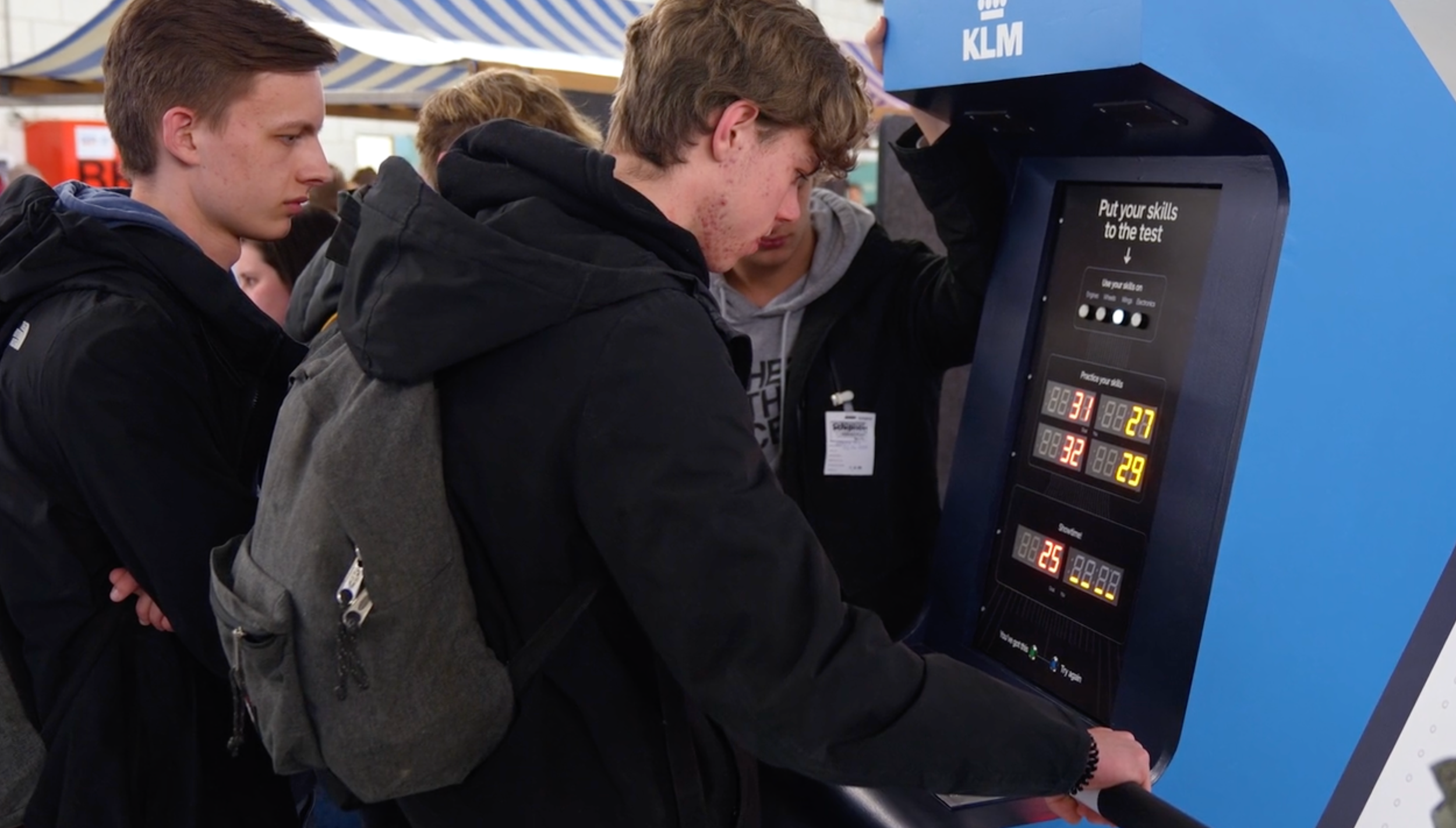 Arcade kast in actie