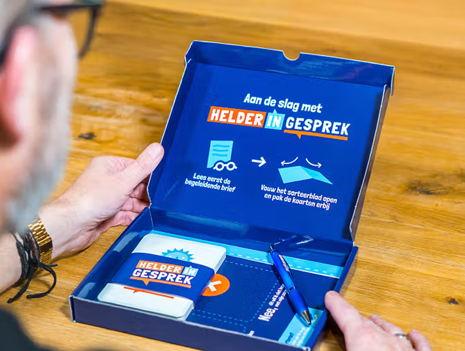 Helder in gesprek in gebruik