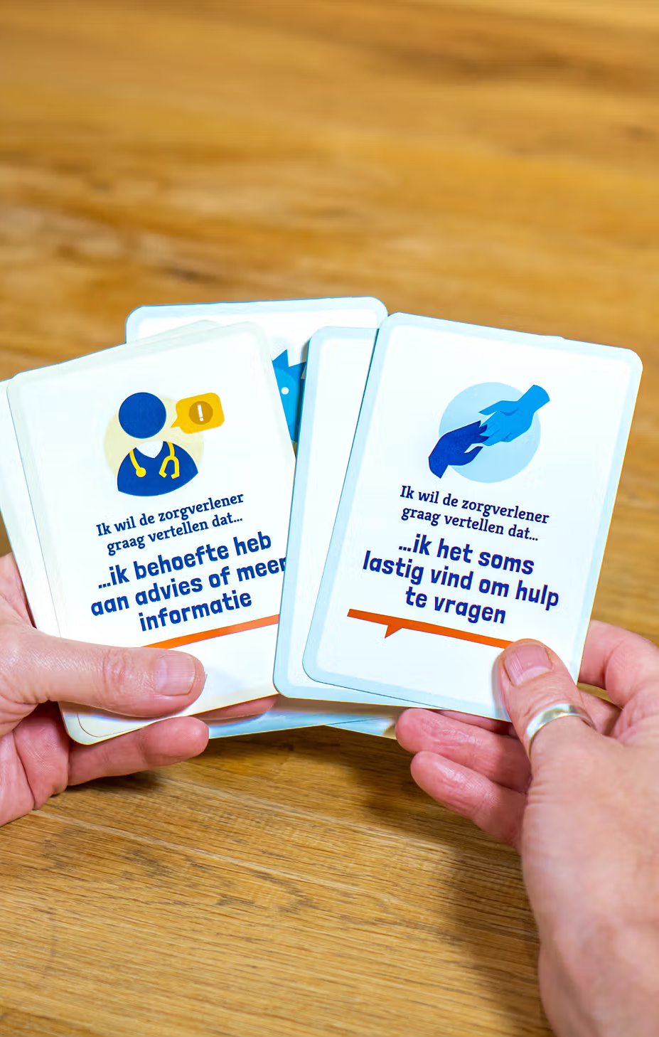 Helder in gesprek - de kaarten