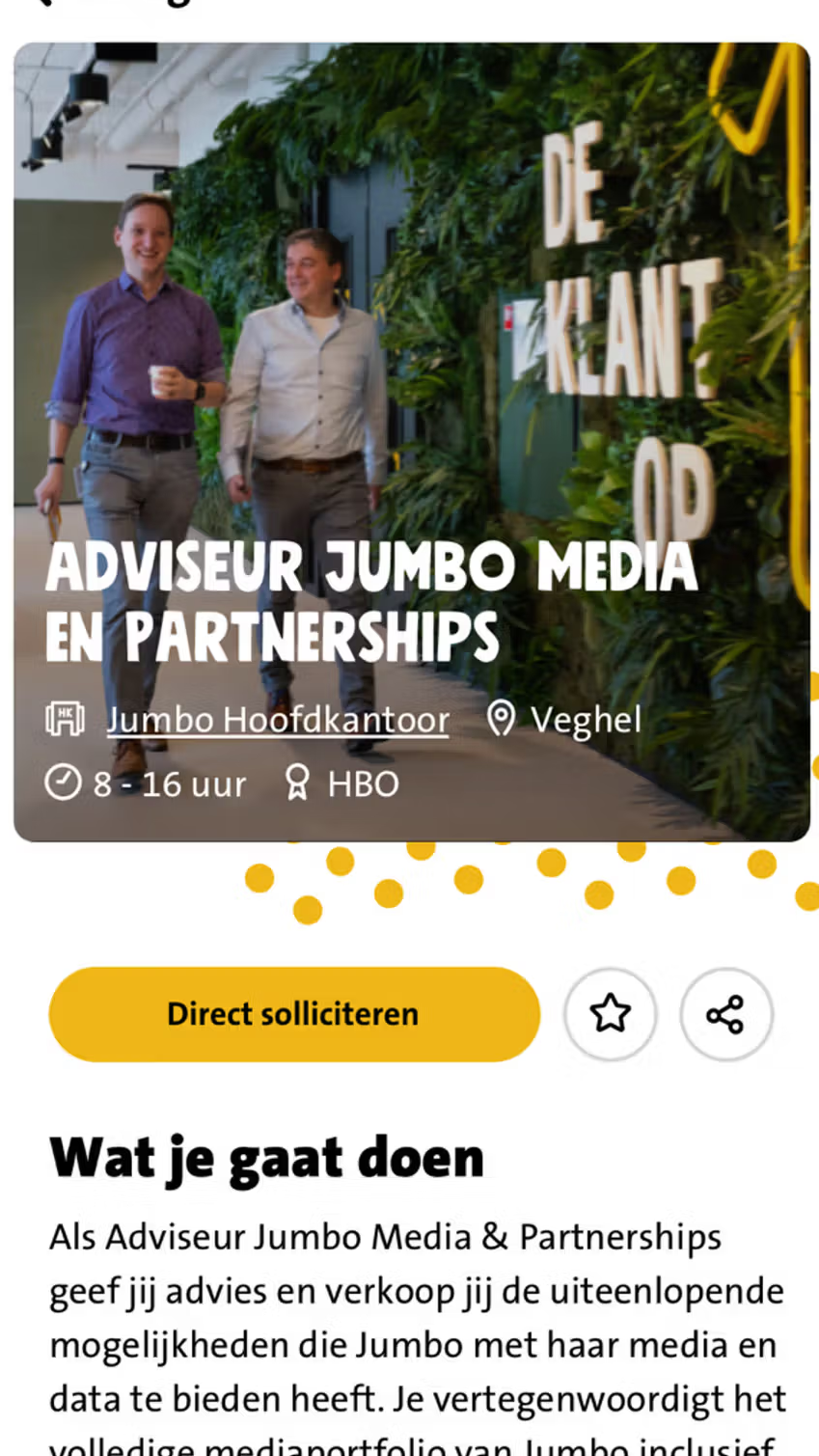 Jumbo careers mobile 3