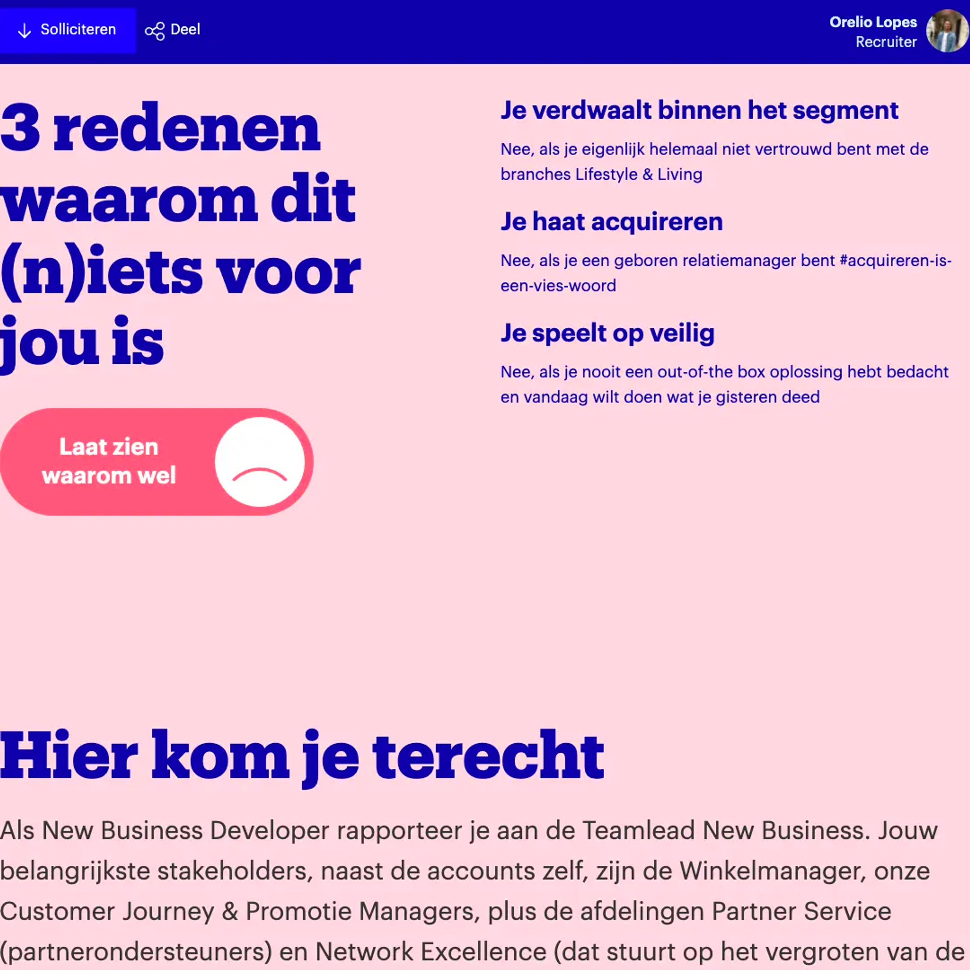 3 redenen waarom dit niets voor jou is