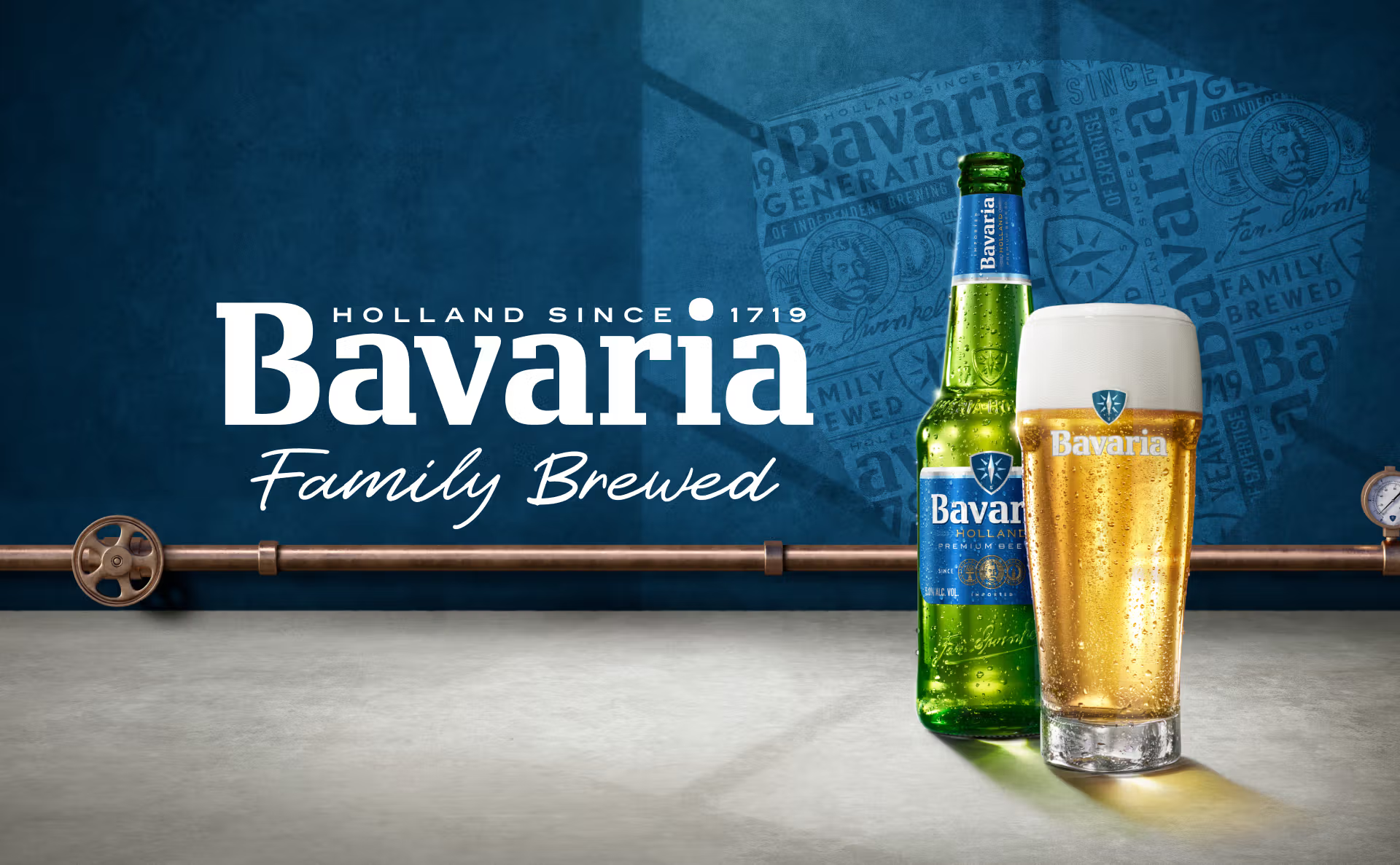 Key visual Bavaria Family Brewed
