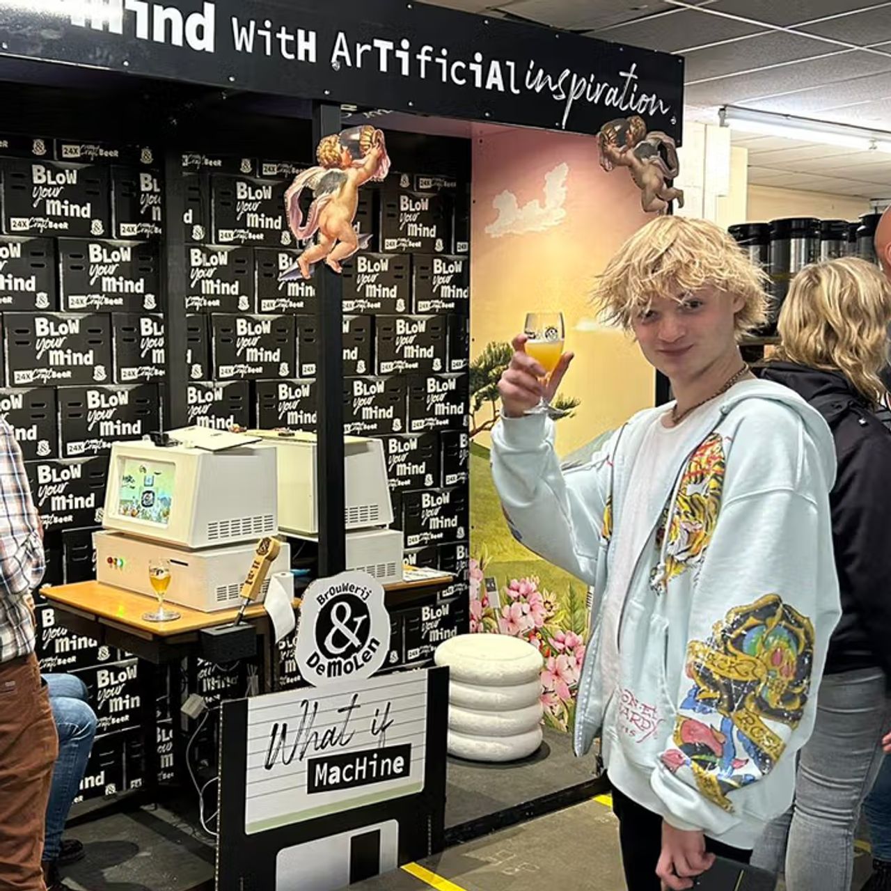 De What-If machine op het Borefts-festival