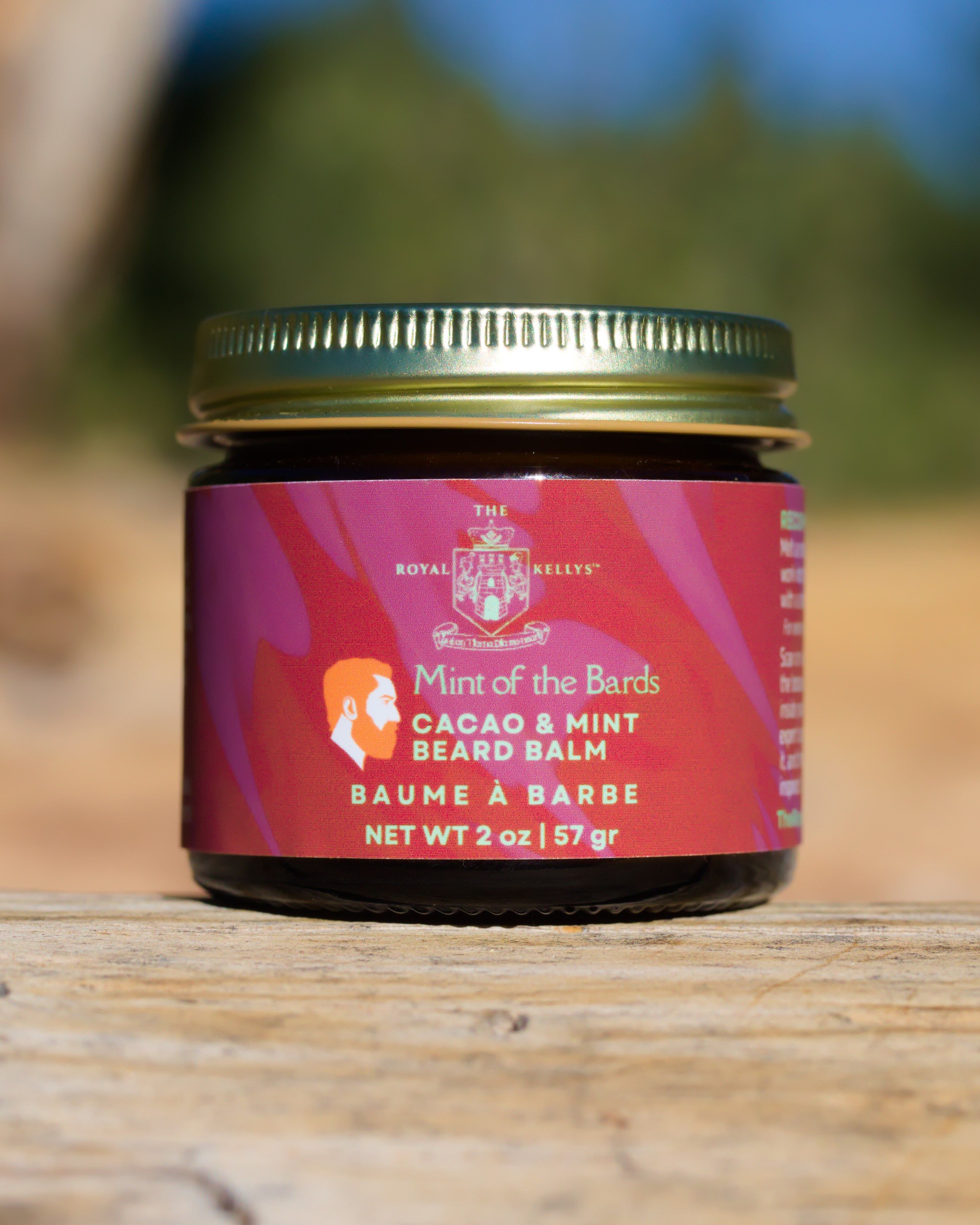 jar of botanical beard balm