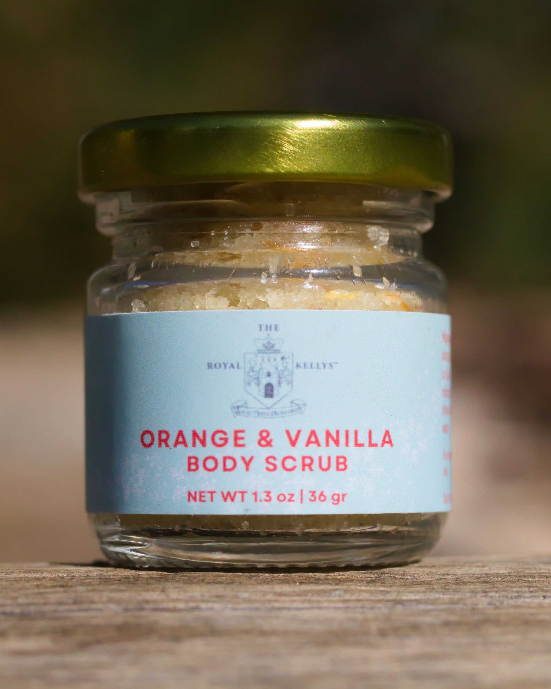 orange and vanilla scrub
