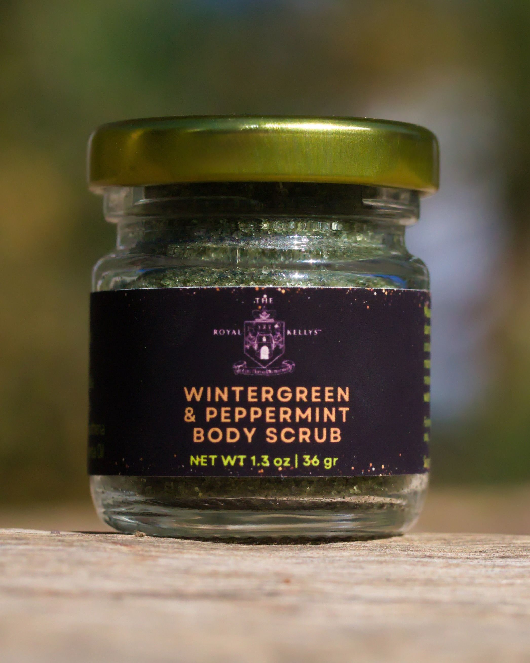 wintergreen and peppermint scrub