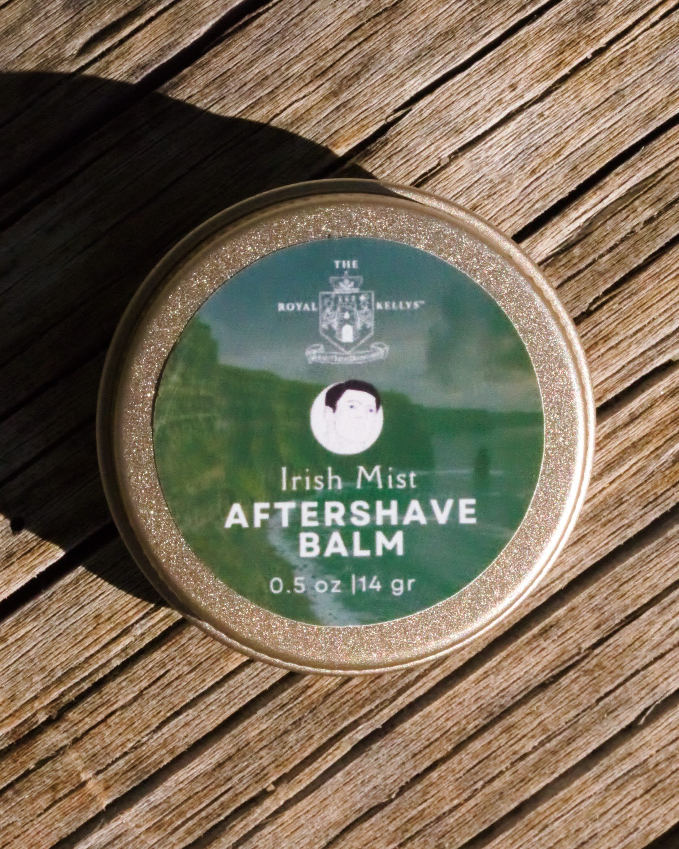 small tin of aftershave balm