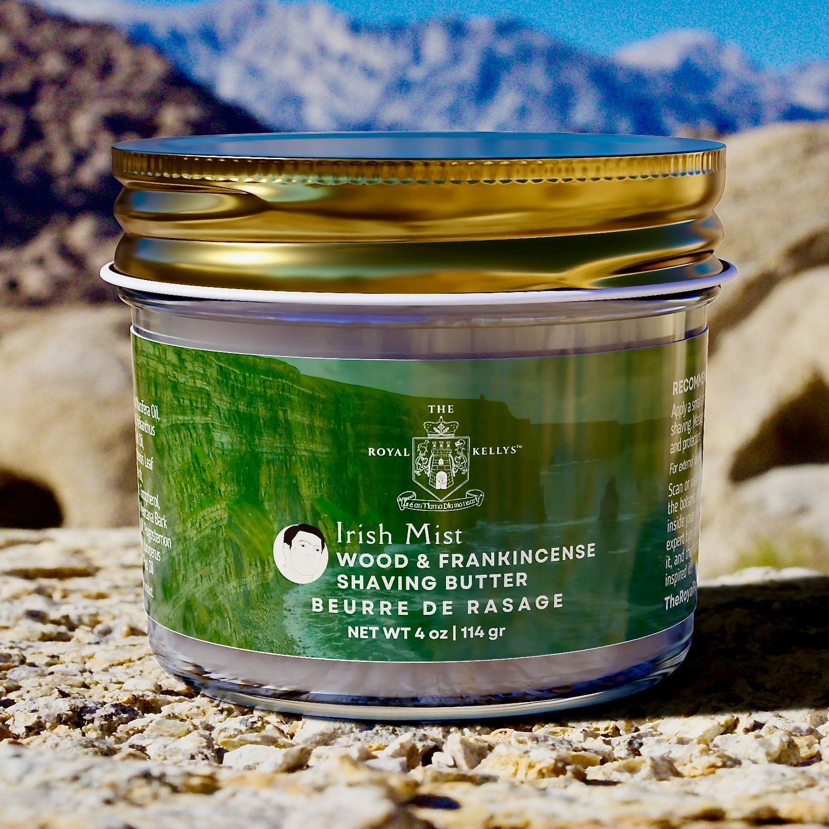 jar of botanical shaving butter