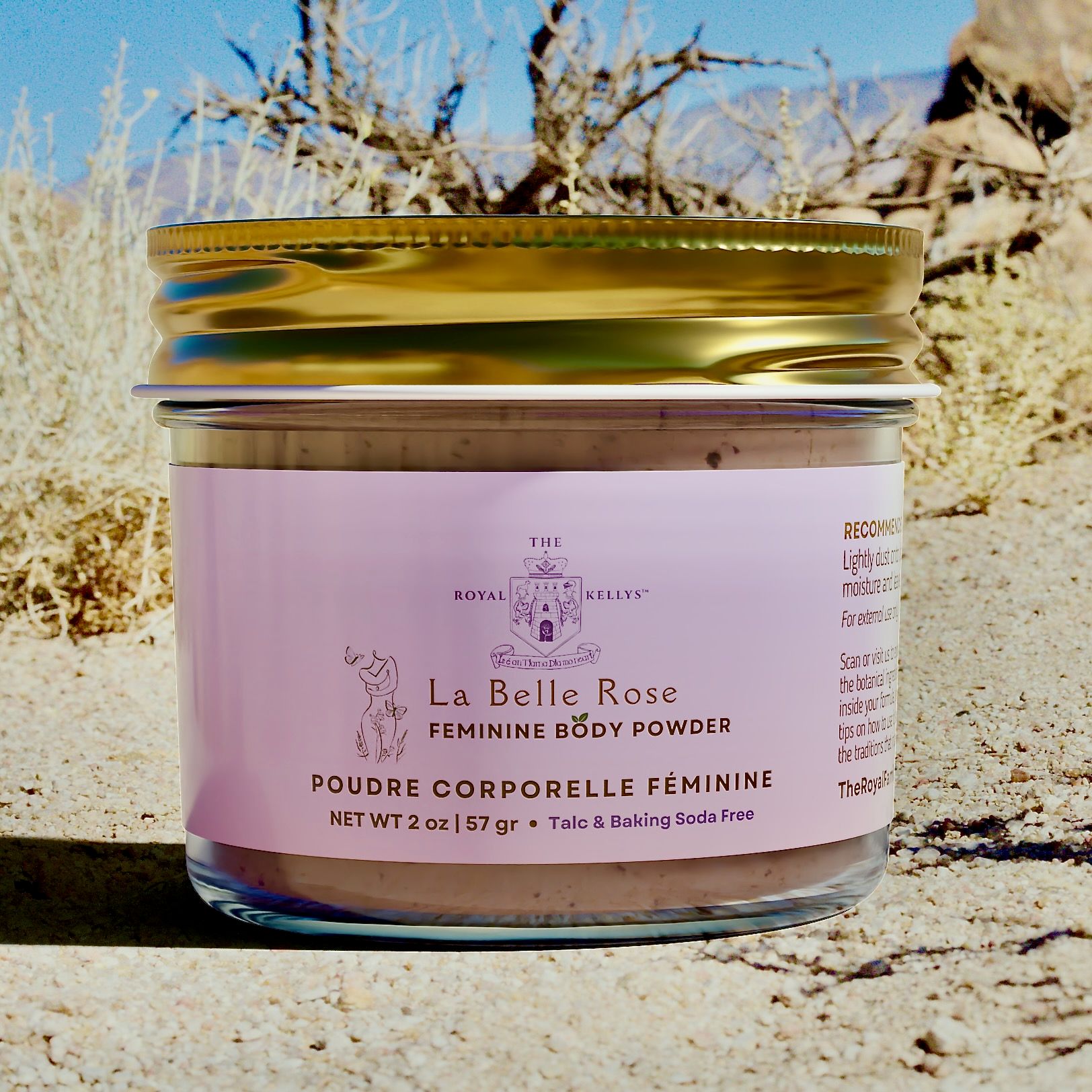 La Belle Rose Feminine Body Powder