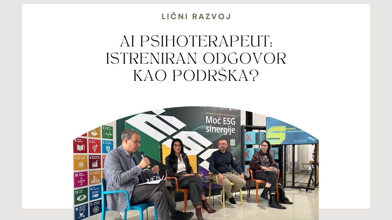 AI psihoterapeut_ Istreniran odgovor kao PODRŠKA