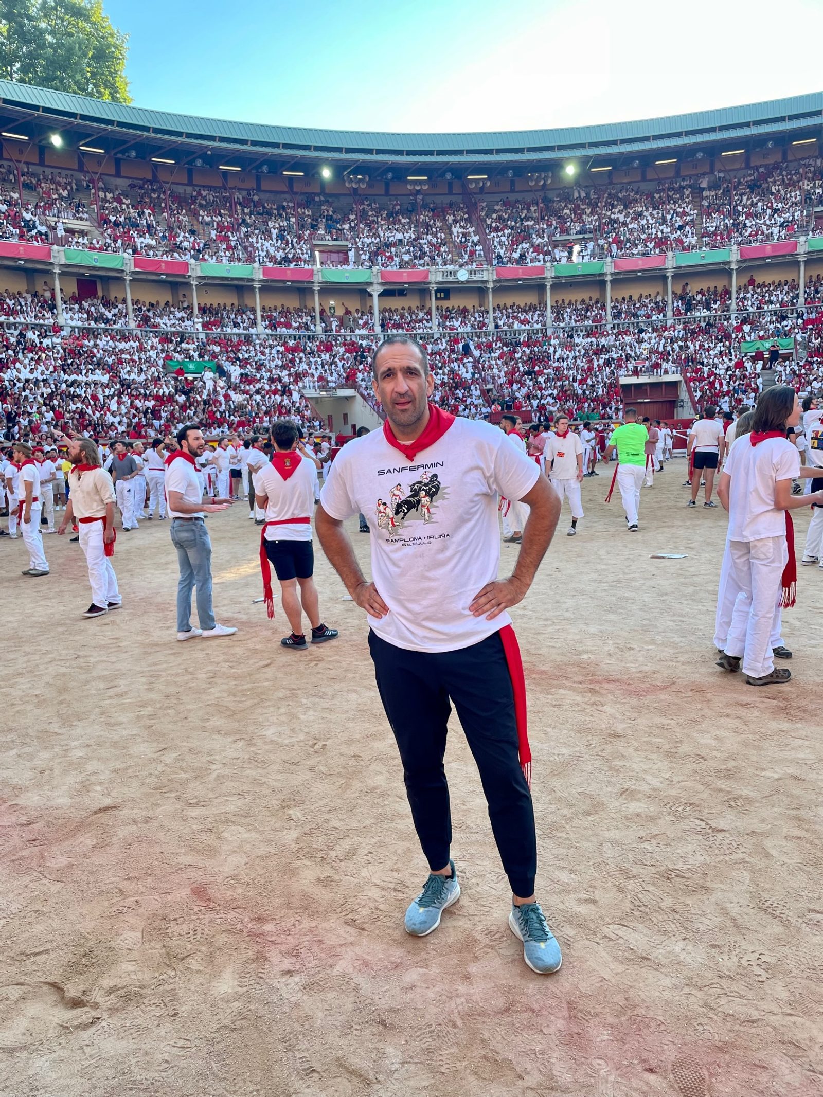 Ratko Perić na Trci sa bikovima Pamplona