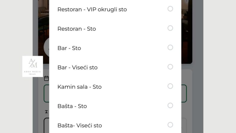 rezz.ba rezervacije. Milunka restoran