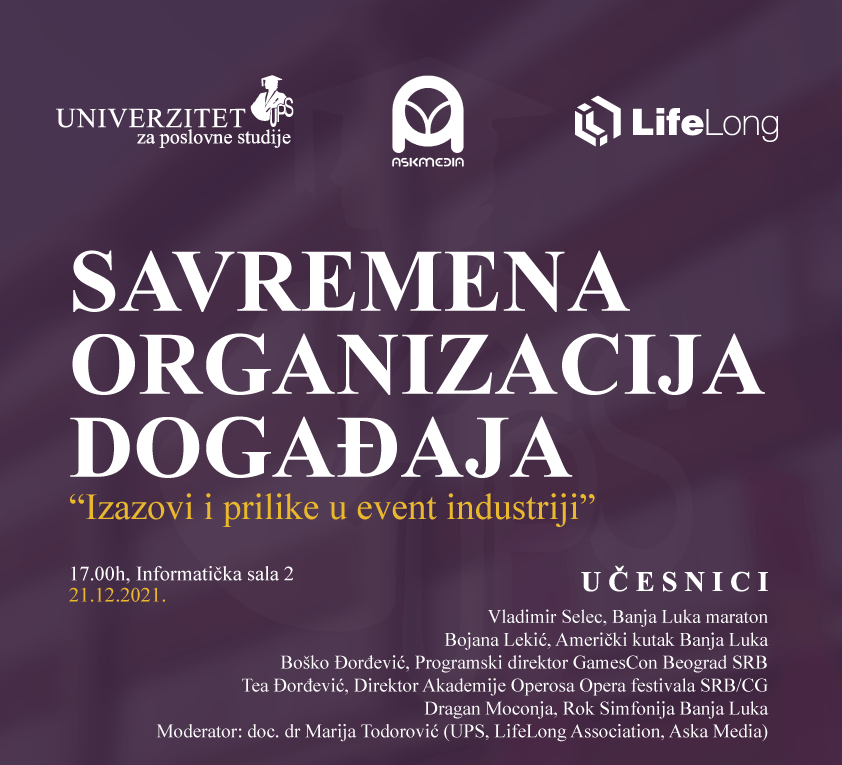 Tribina o izazovima i prilikama u event industriji na UPS-u