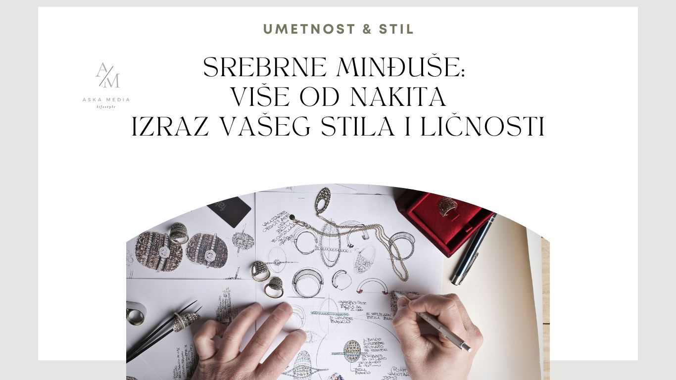 srebrne minđuše poklon