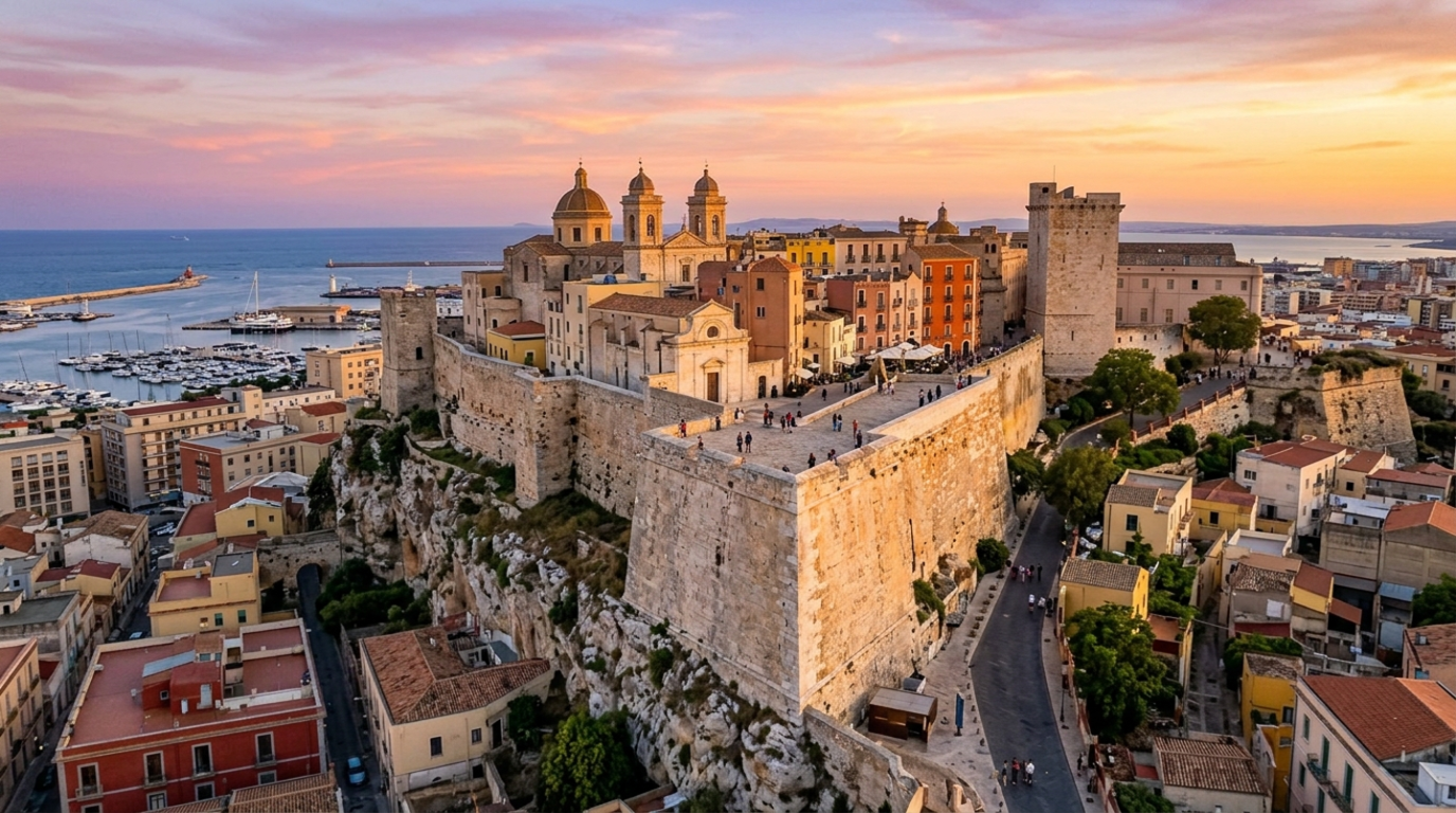 Cagliari Old Town (Castello) - The Island's Walled Medieval Capital