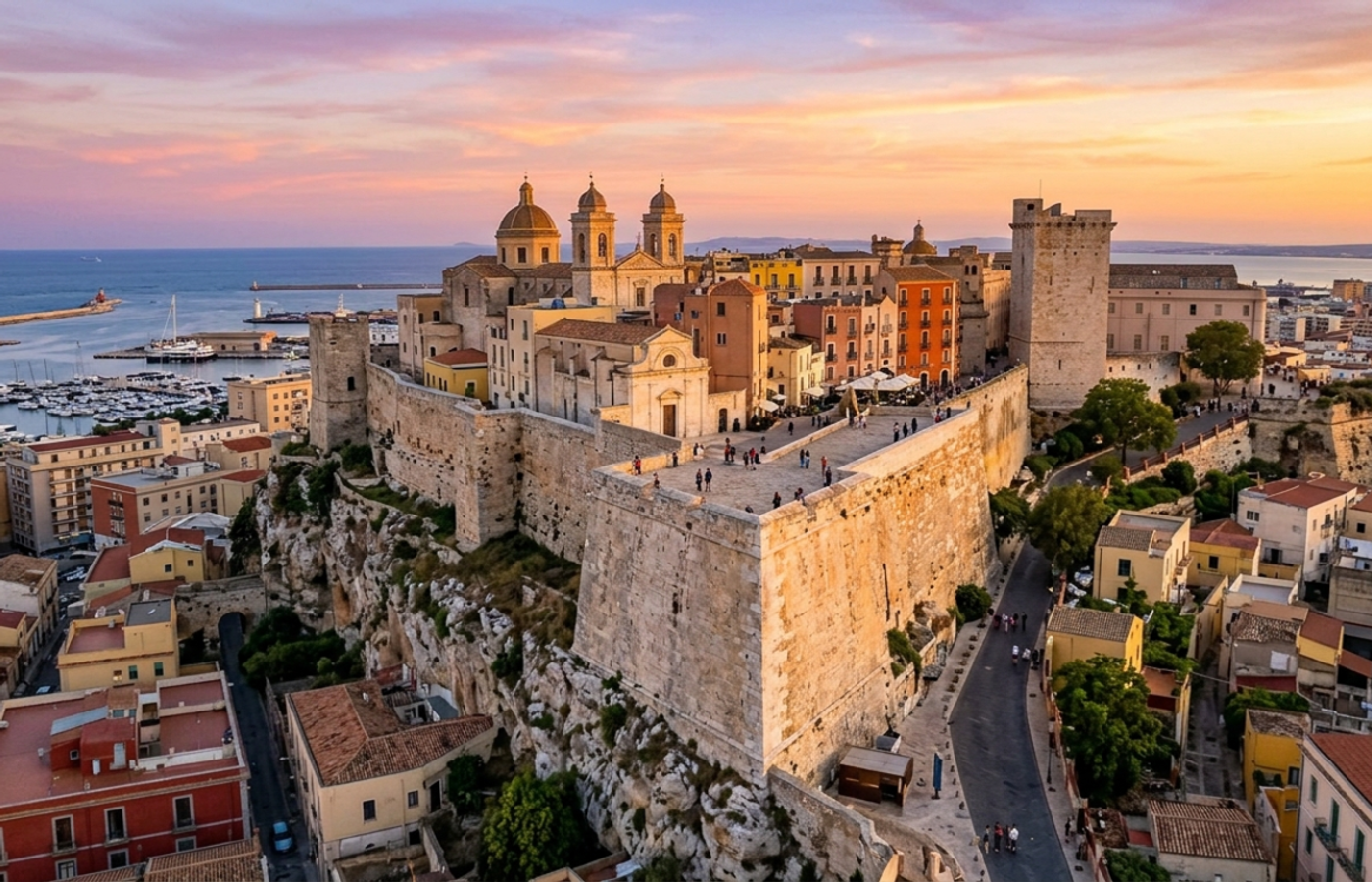 Cagliari Old Town (Castello) - The Island's Walled Medieval Capital