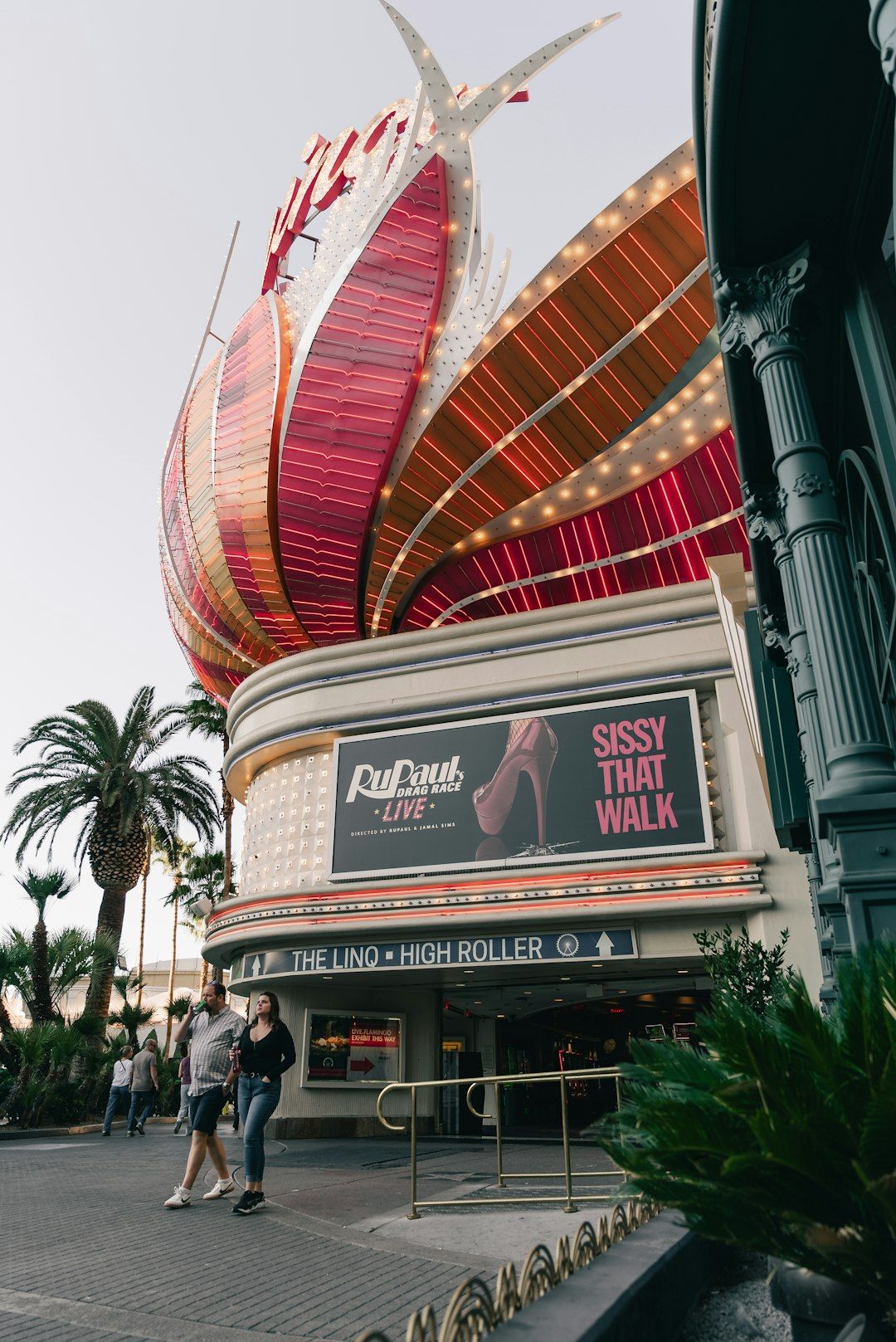 The High Roller at The LINQ - The Strip from 167 Metres Up
