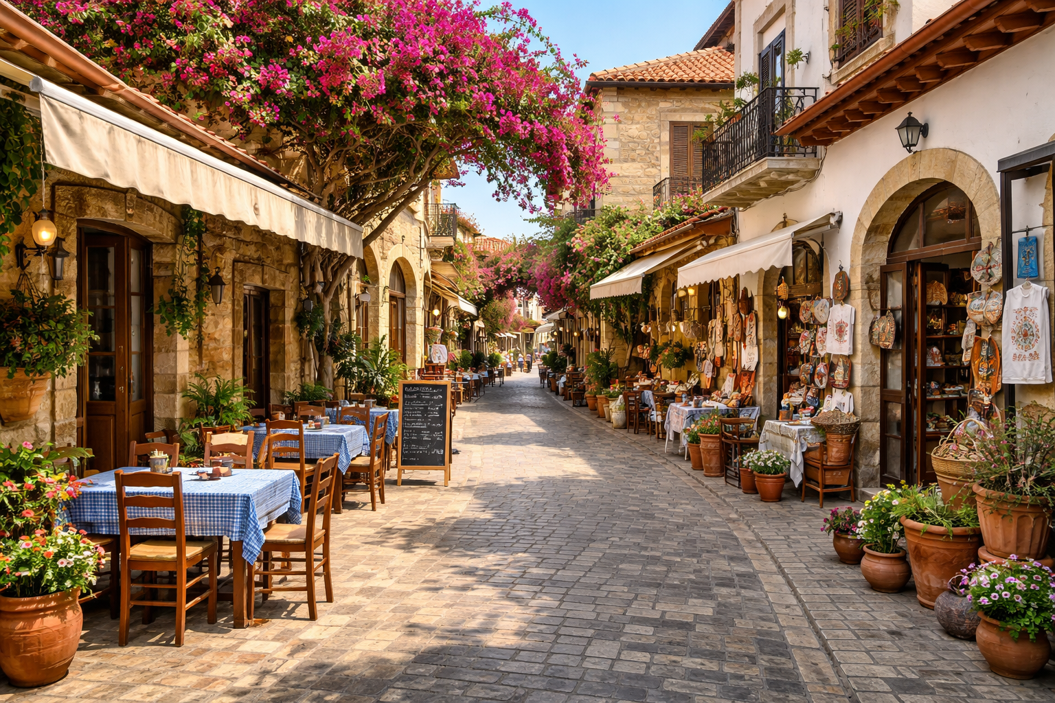 Laiki Geitonia - The Restored Traditional Quarter