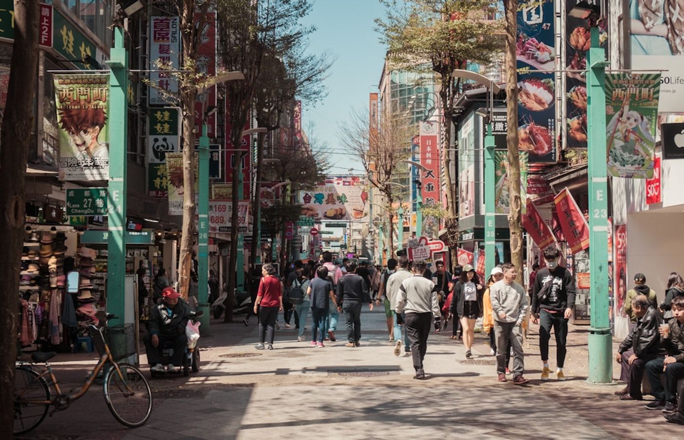 Ximending - The Pedestrian District Taipei Teenagers Own