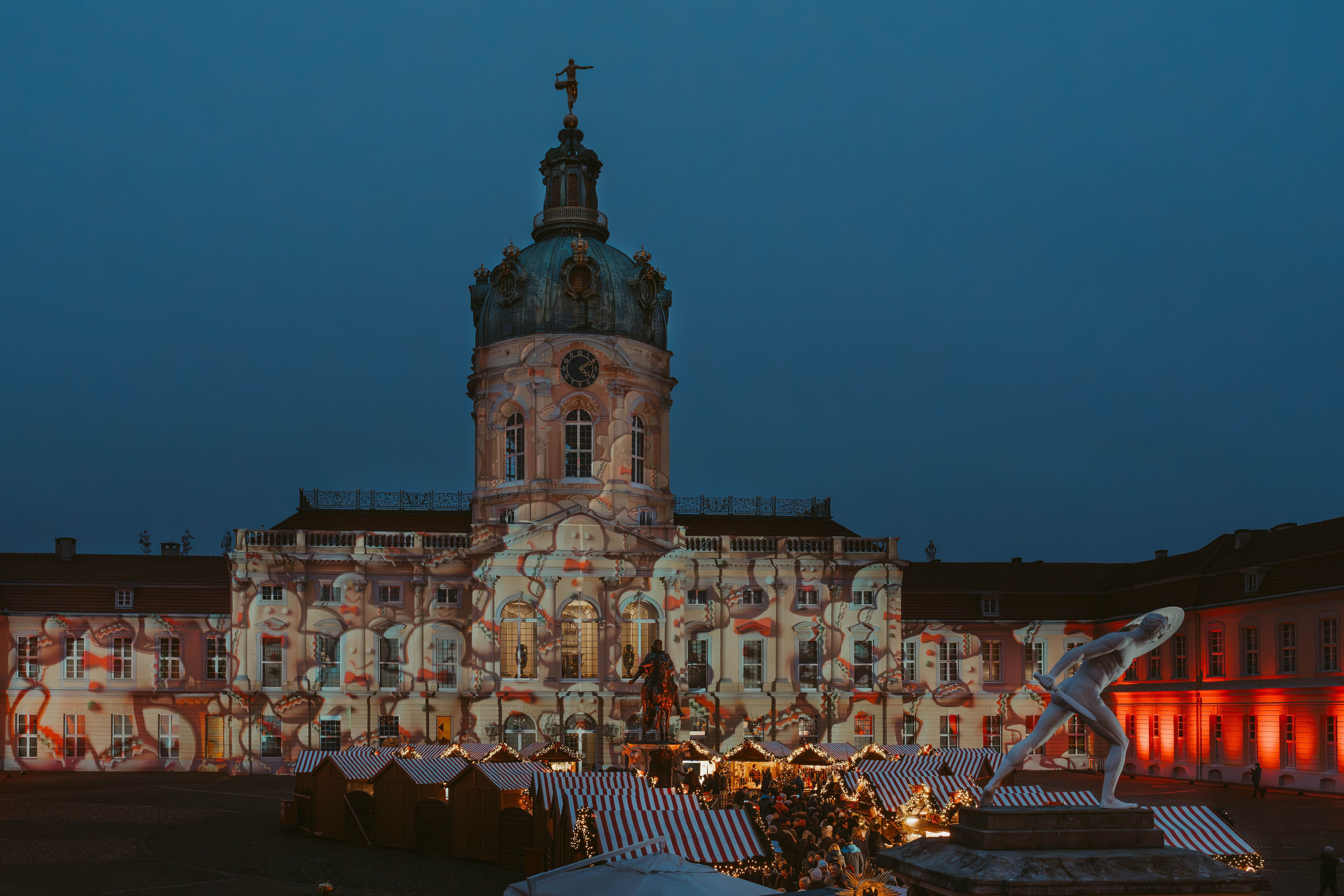 Christmas Market at Charlottenburg Palace - Baroque Palace Setting