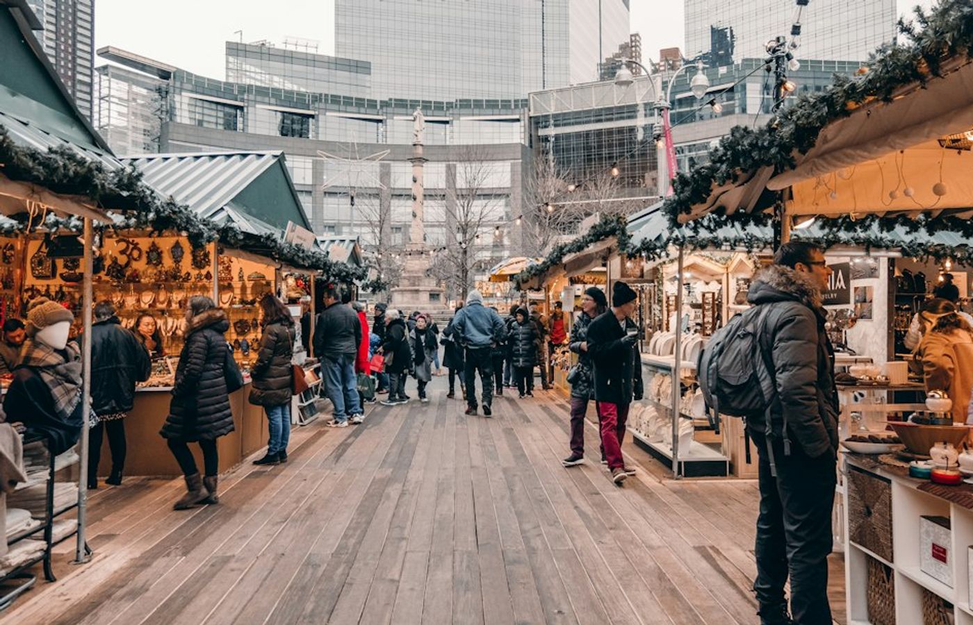 Columbus Circle Holiday Market - At the Gates of Central Park