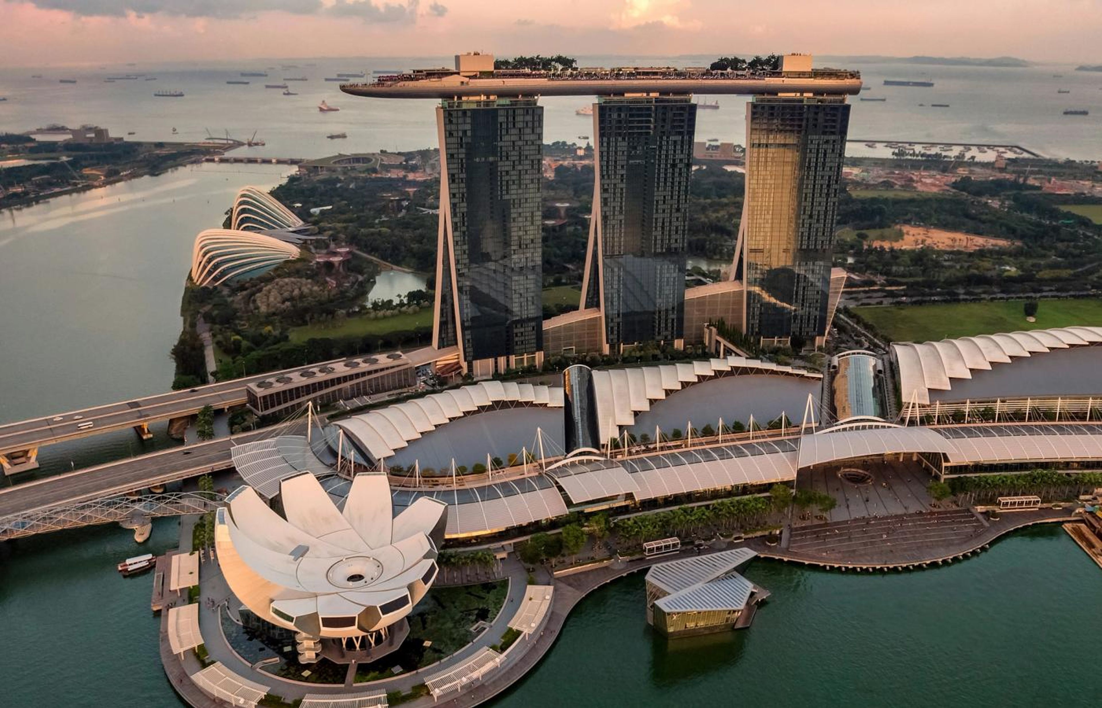 Marina Bay Sands Singapore, 5-star hotel next to Sands Expo and the ITB Asia 2026 venue