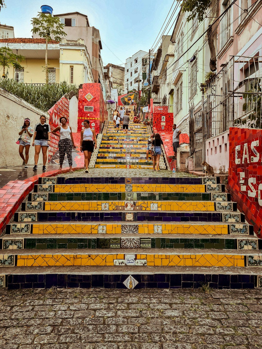 Escadaria Selaron - The Tiled Staircase Between Lapa and Santa Teresa