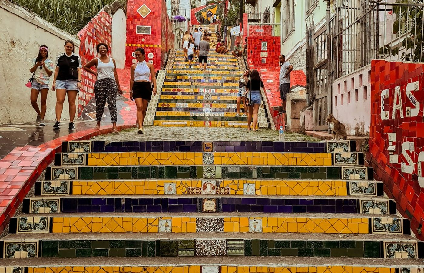 Escadaria Selaron - The Tiled Staircase Between Lapa and Santa Teresa