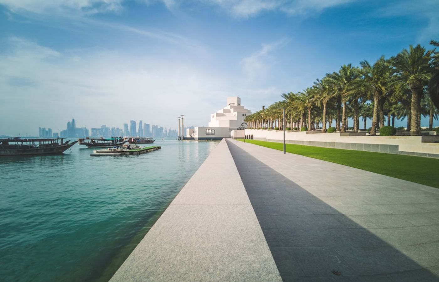 The Doha Corniche - The Seven-Kilometre Waterfront Walk