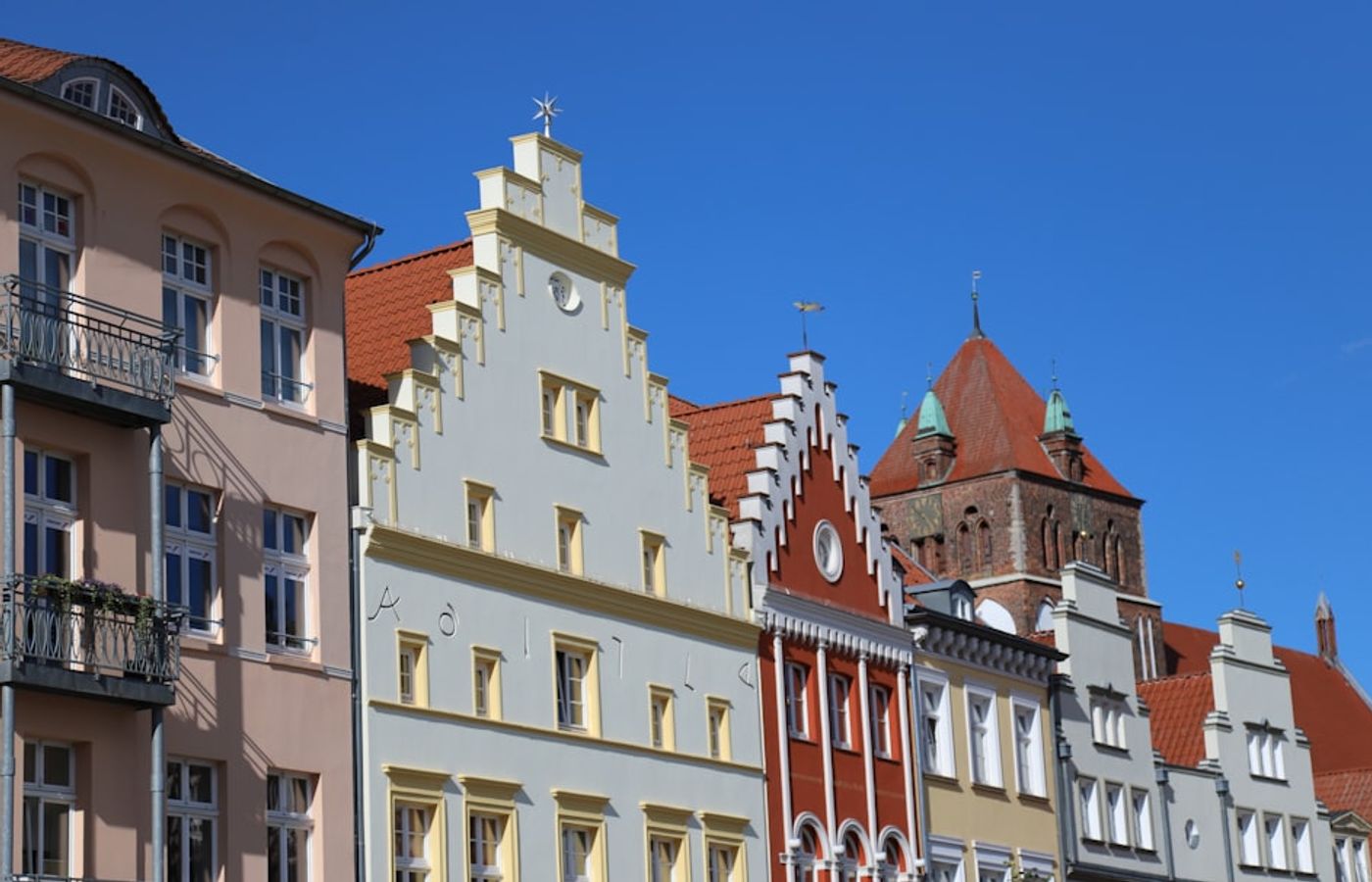 Old Town (Altstadt) with Painted Facades and Frescoed Squares