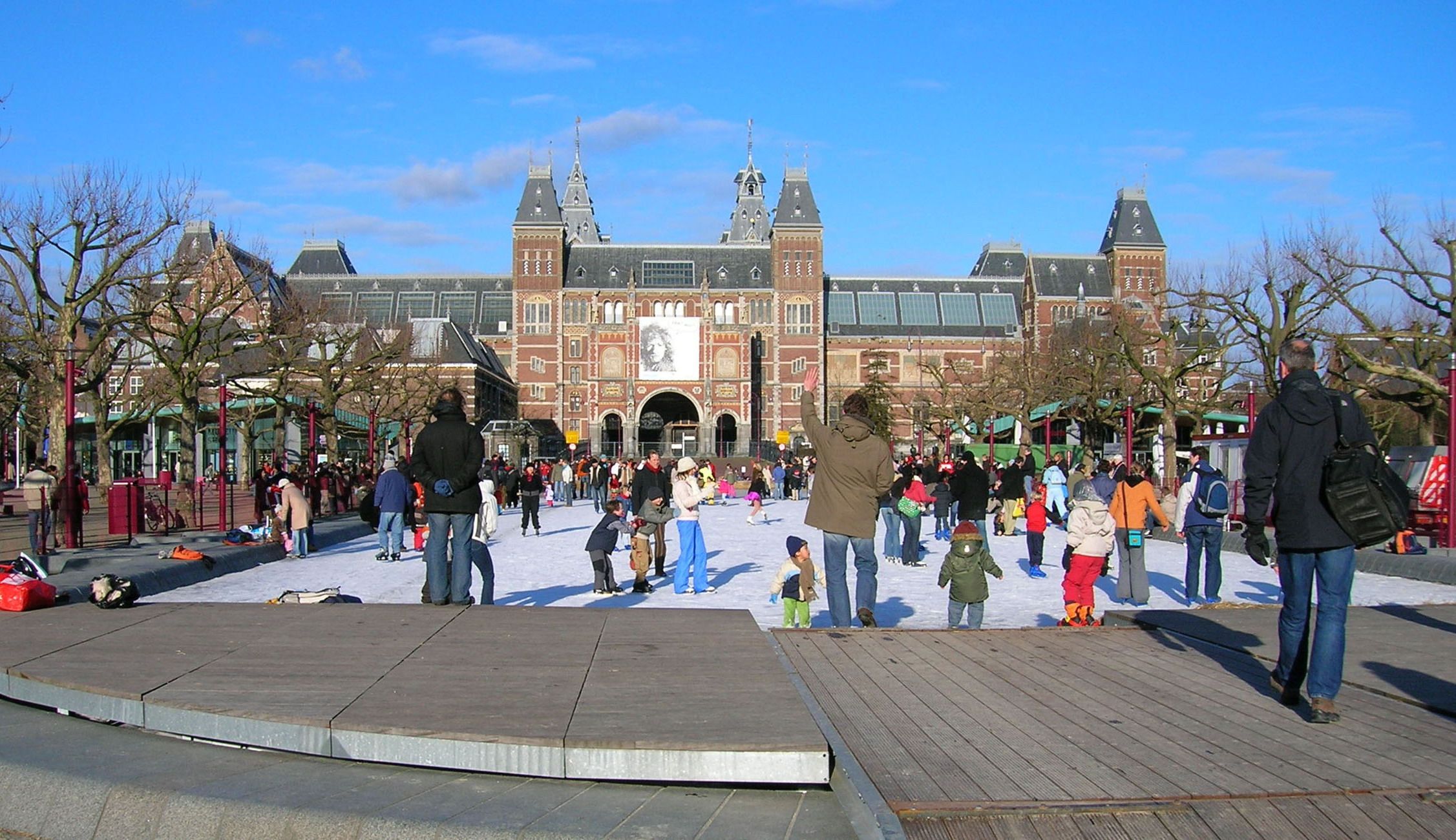 Ice Skating on Museumplein - The Open-Air Rink