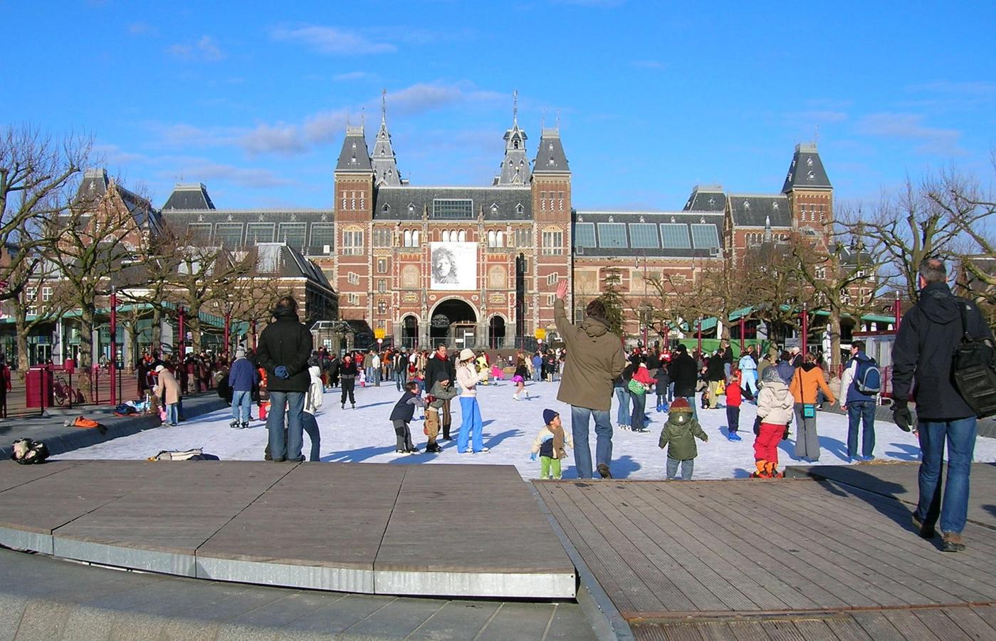 Ice Skating on Museumplein - The Open-Air Rink