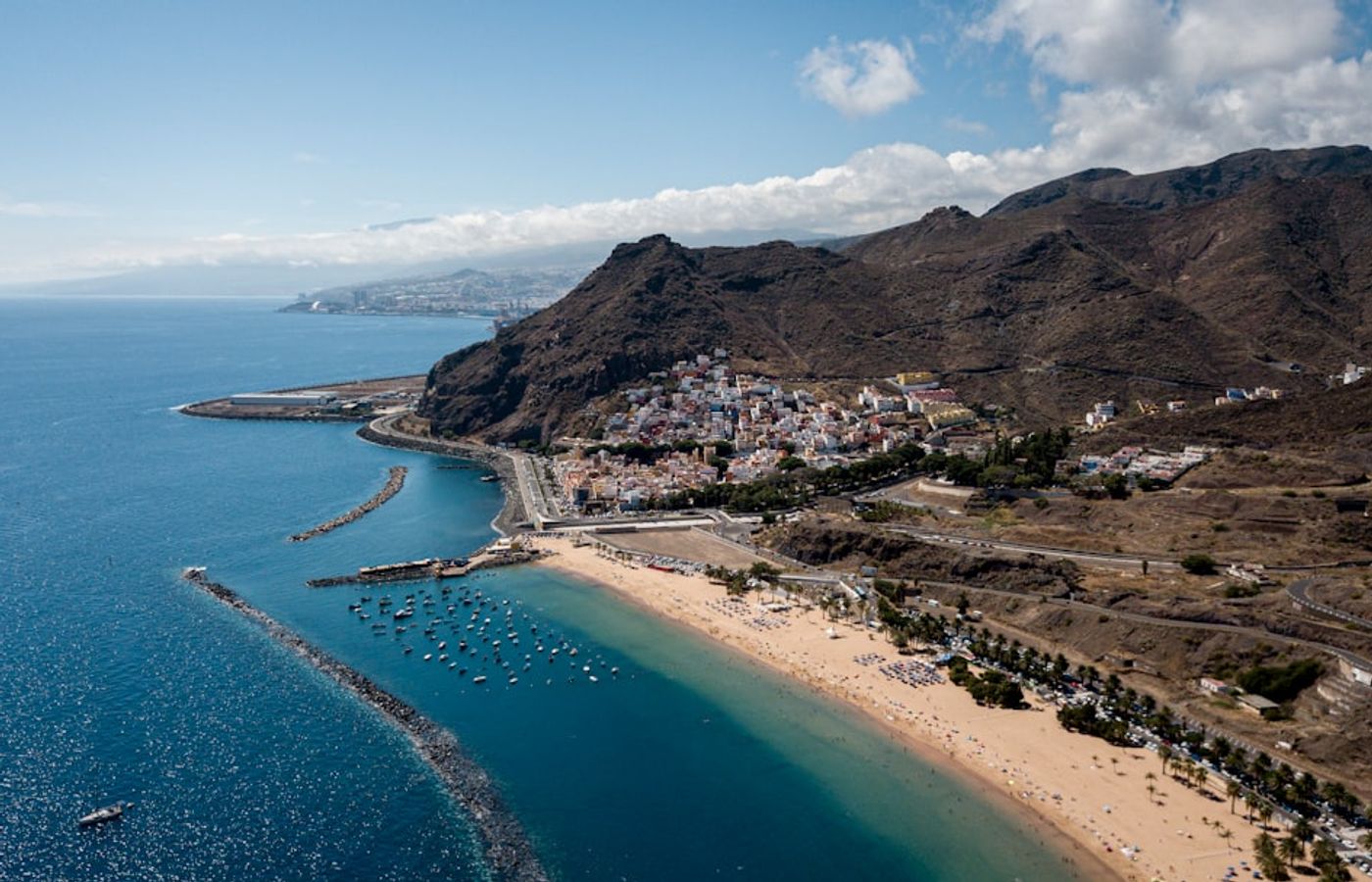 Playa de las Teresitas - Tenerife's Golden Beach Below the Mountains