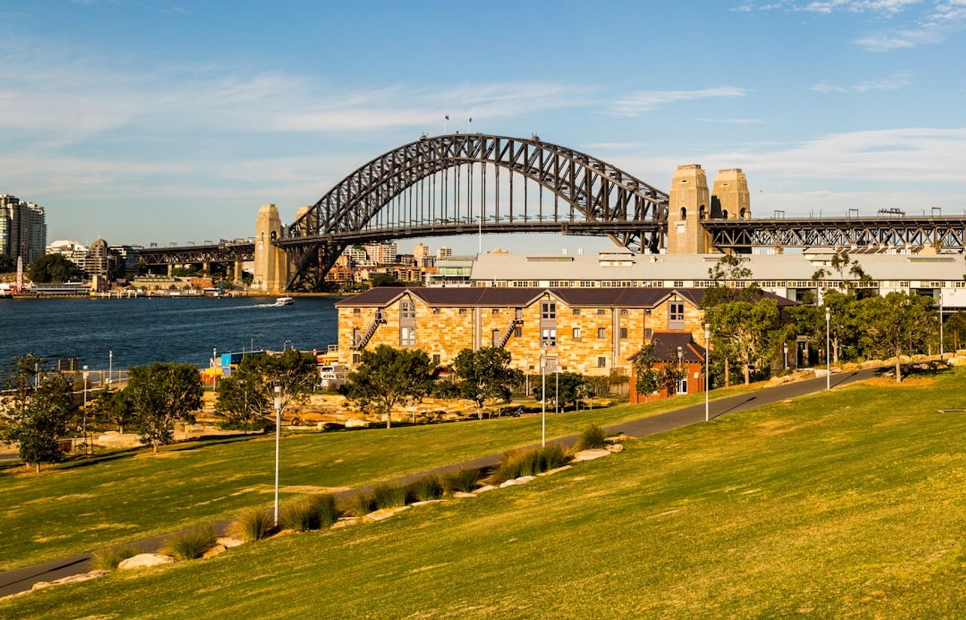Barangaroo Reserve - Harbour Parkland on Reclaimed Land