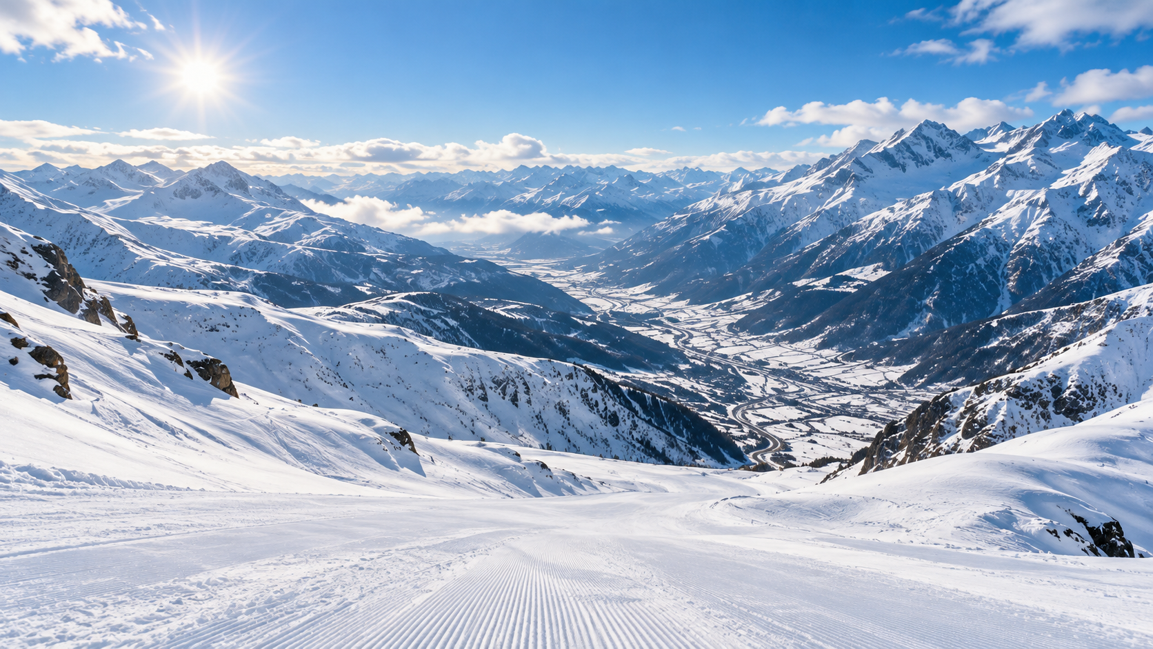 Kobi Valley Descent - The Longest Run at Gudauri Ski Resort