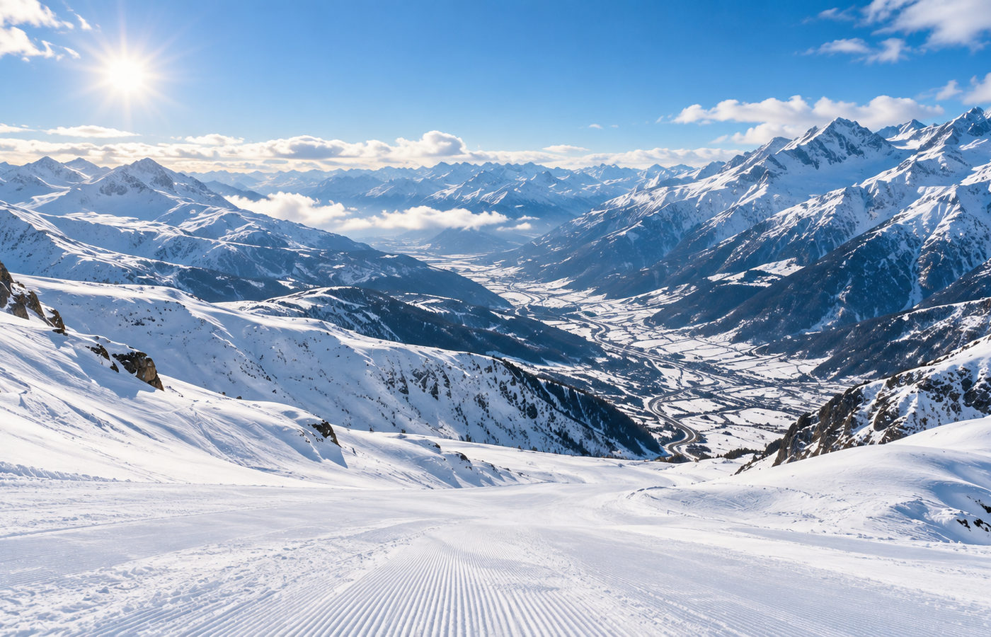 Kobi Valley Descent - The Longest Run at Gudauri Ski Resort