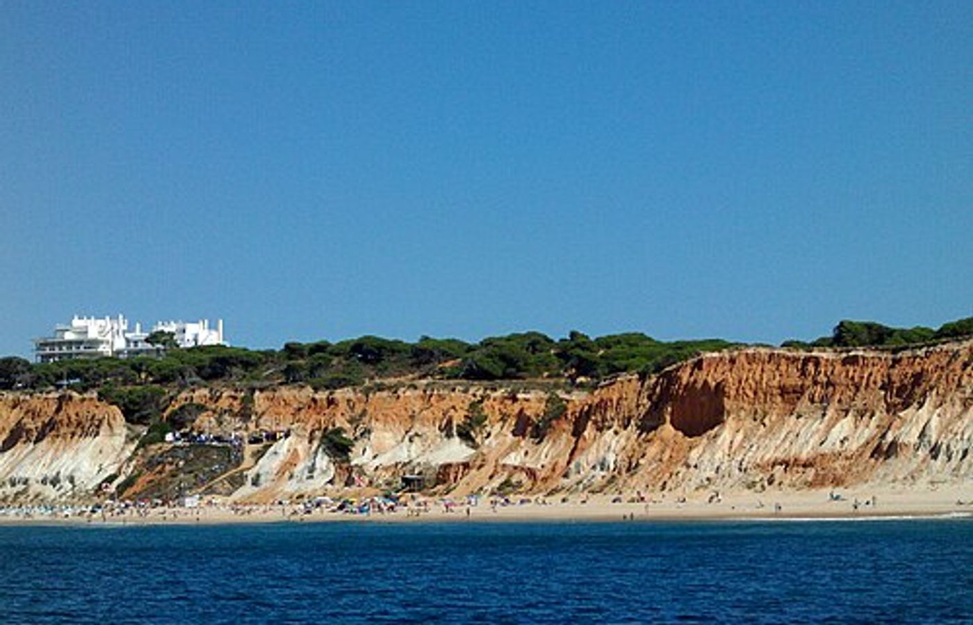 Praia da Falesia - The Long Red-Cliff Beach Between Albufeira and Vilamoura