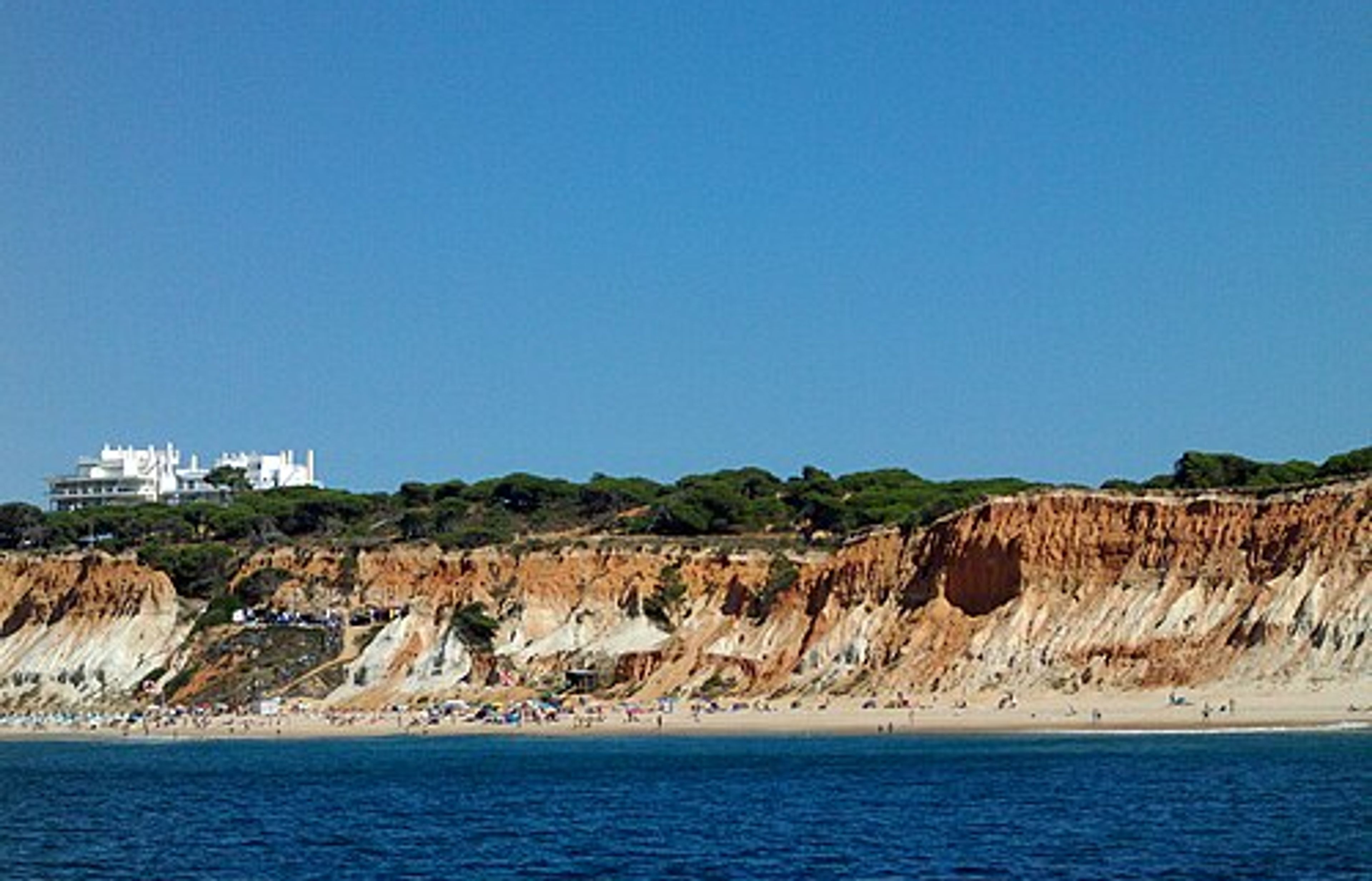Praia da Falesia - The Long Red-Cliff Beach Between Albufeira and Vilamoura
