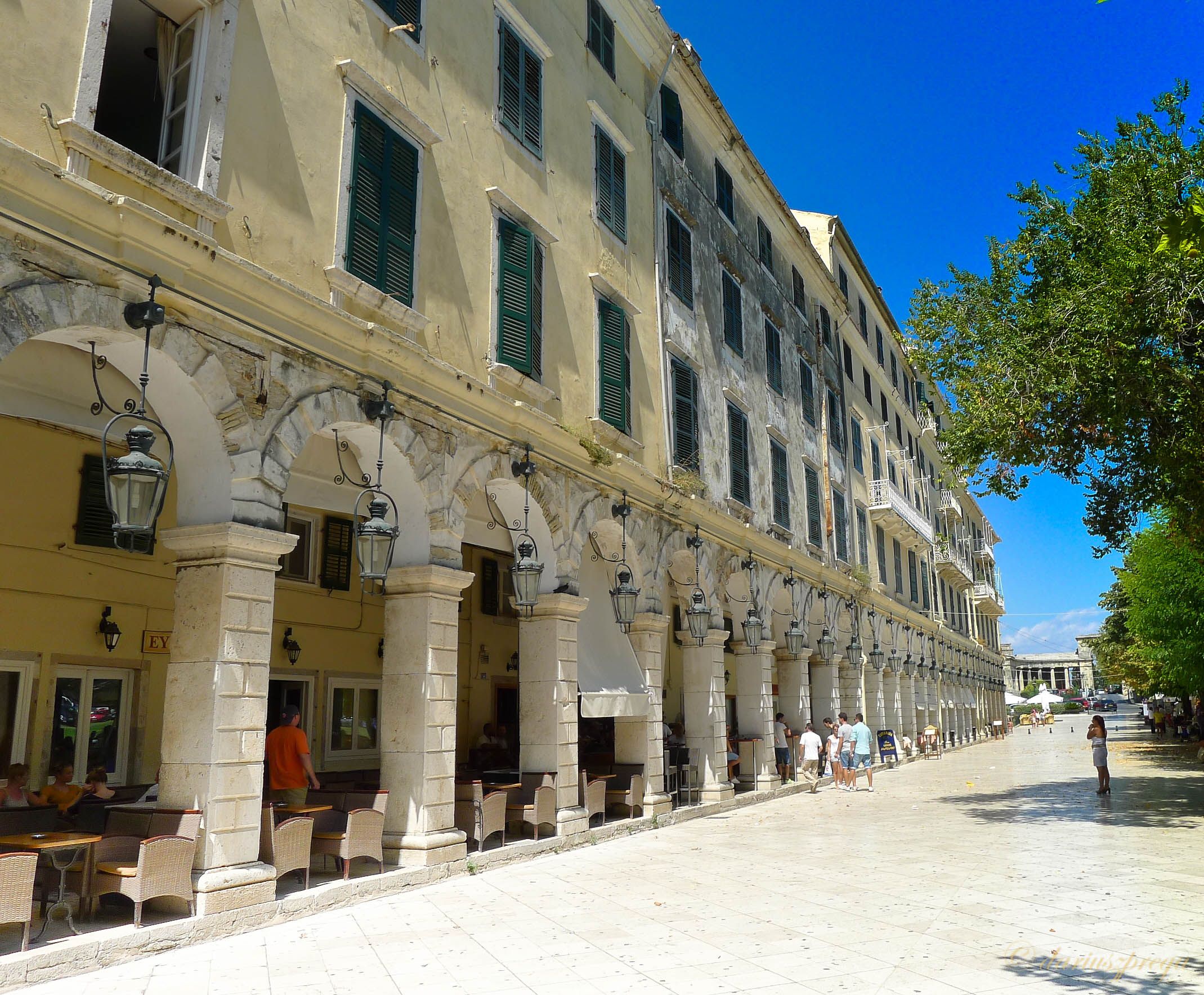 Liston Arcade and Spianada Square