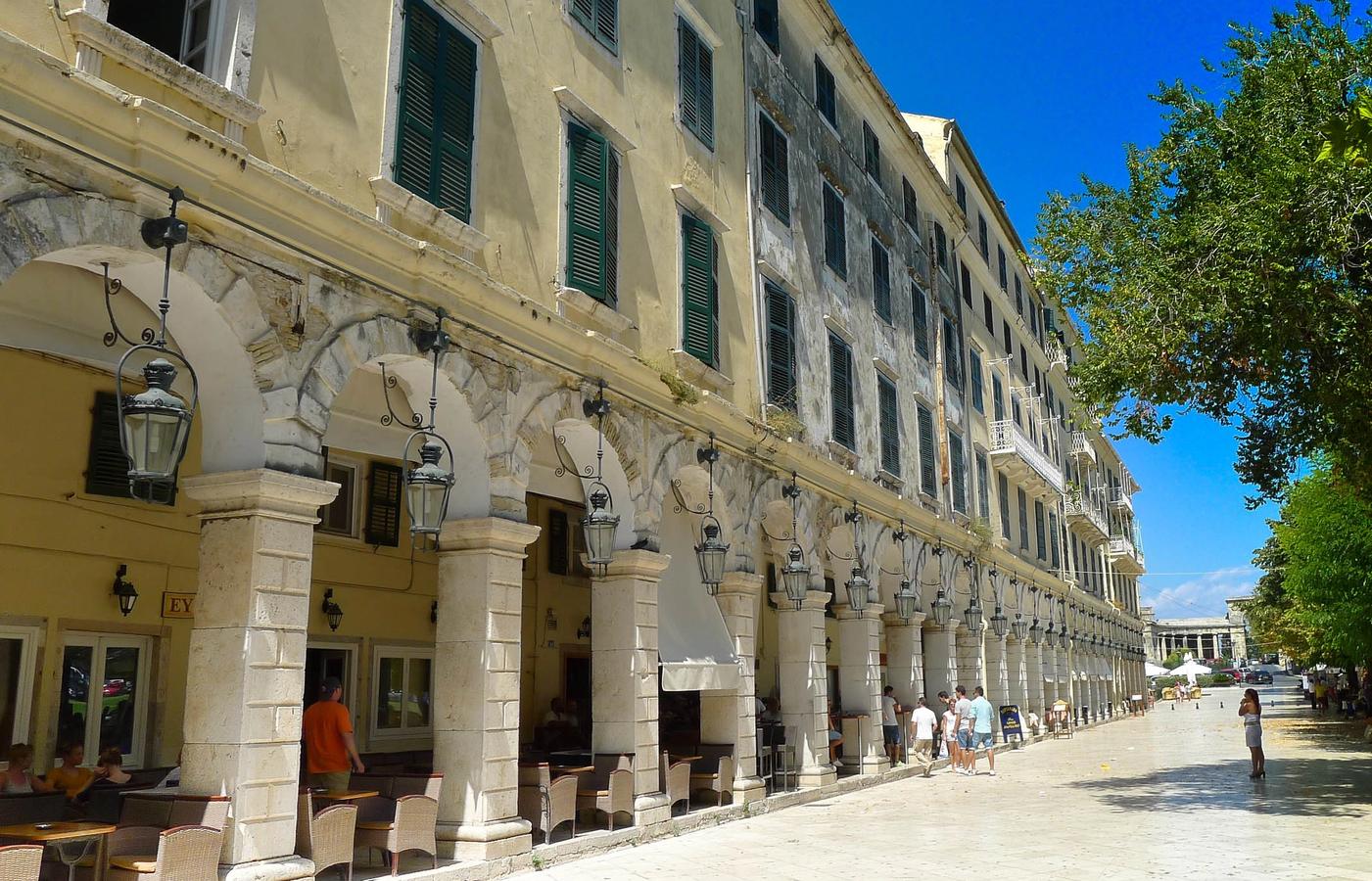 Liston Arcade and Spianada Square